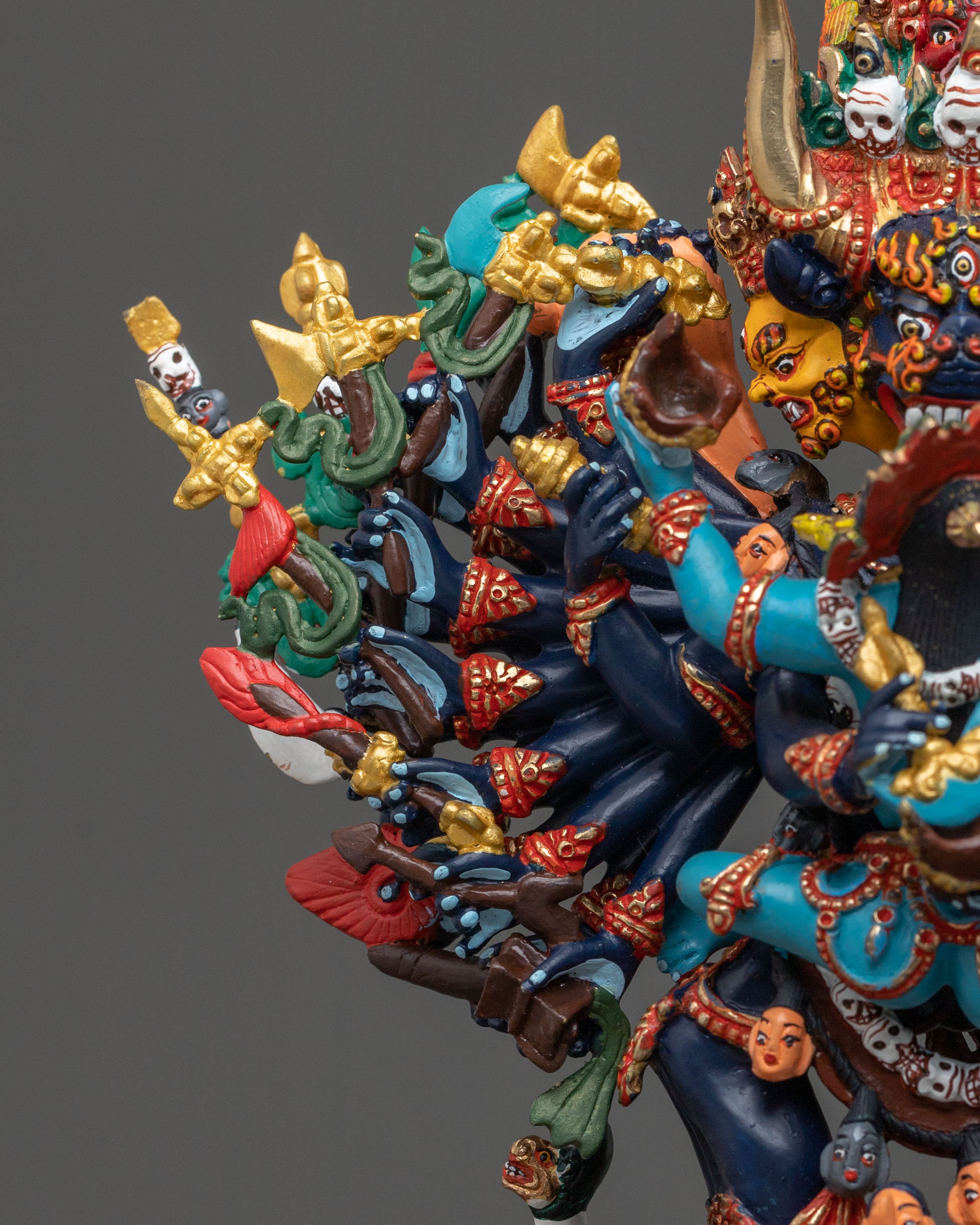 Yamantaka Wrathful Sculpture | Wrathful Guardian of Dharma