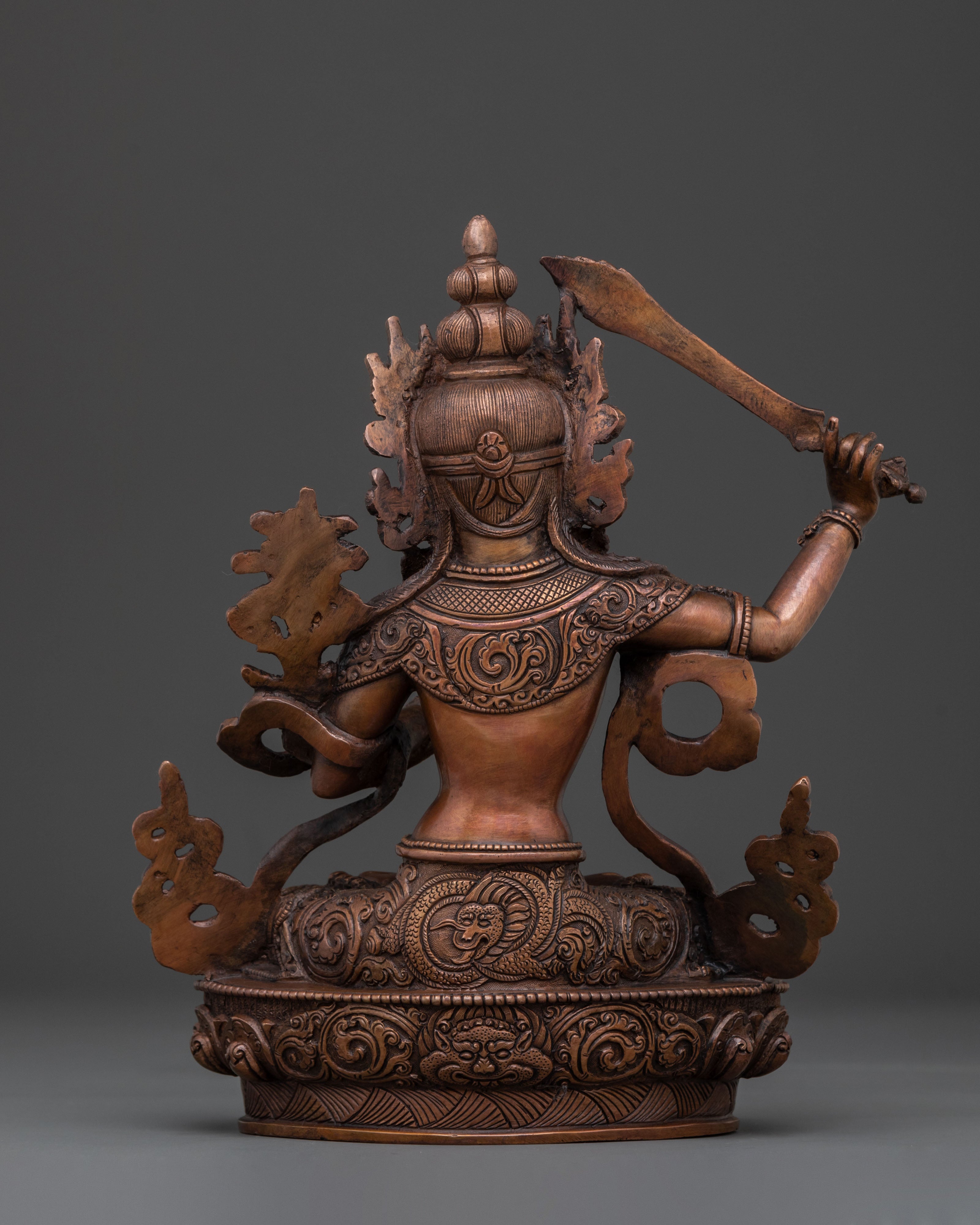 Handcrafted Manjushri Statue | Sacred Wisdom