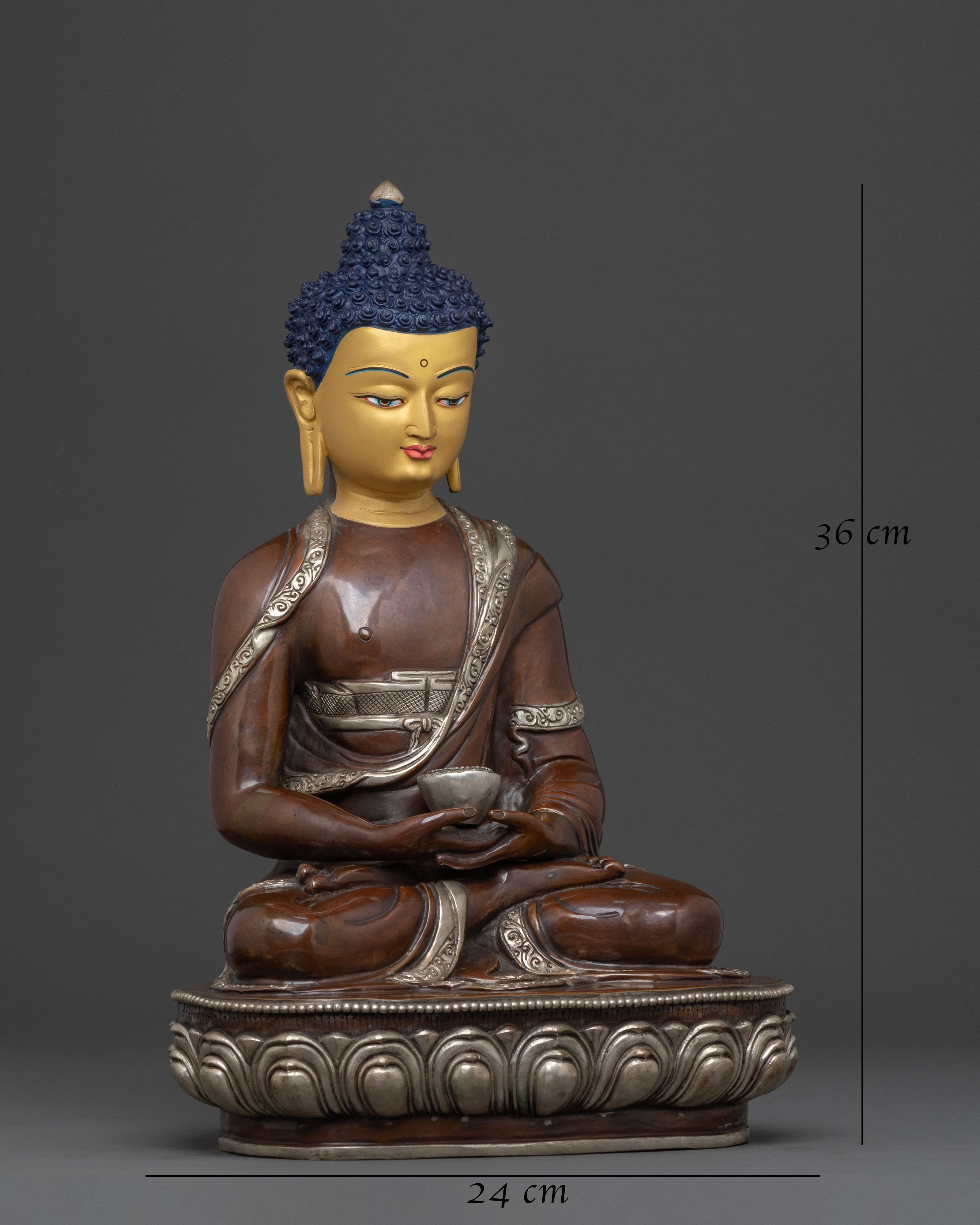 Pureland Buddha Amitabha Blessing Statue