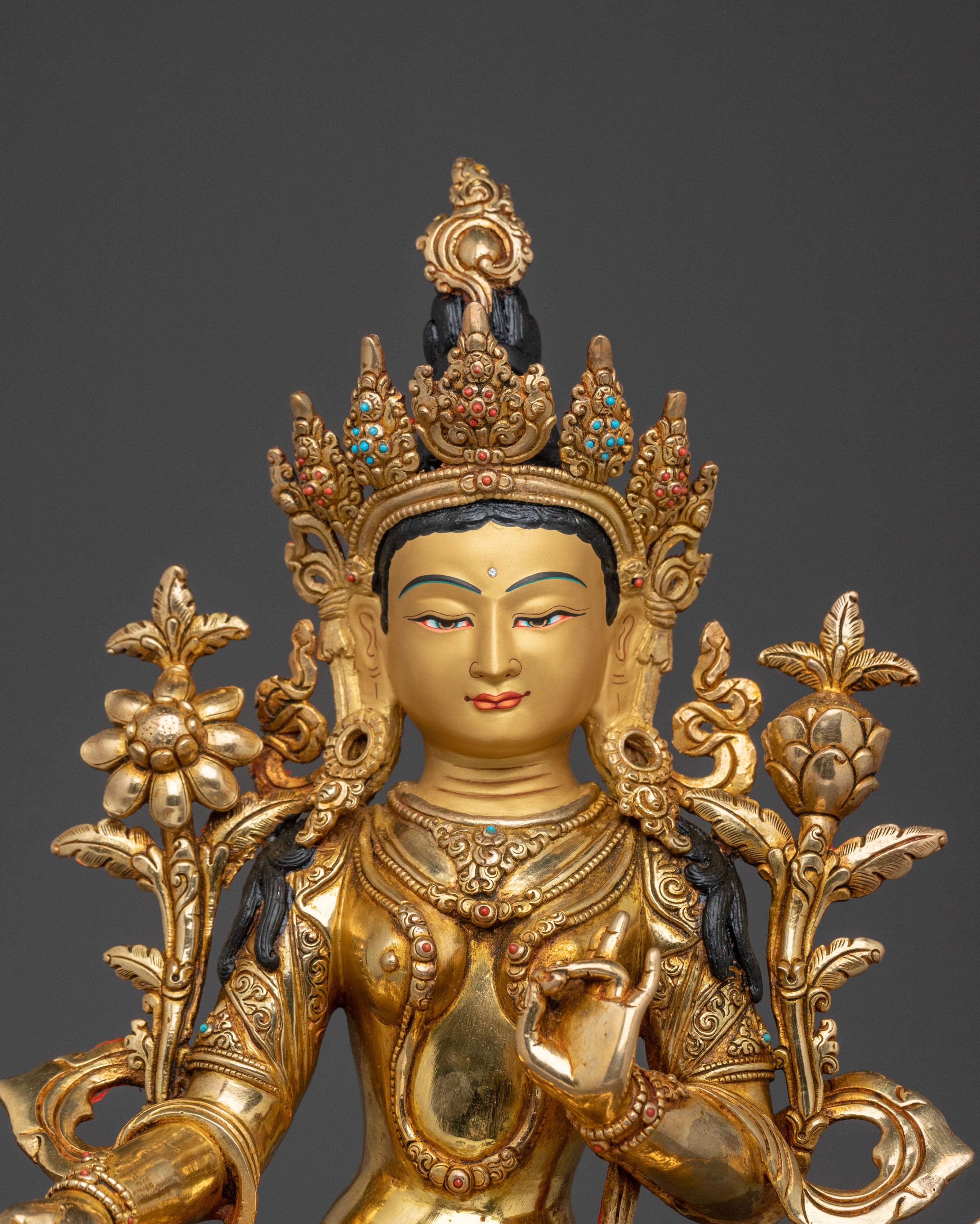 Green Tara Statue | Buddhist Goddess of Protection