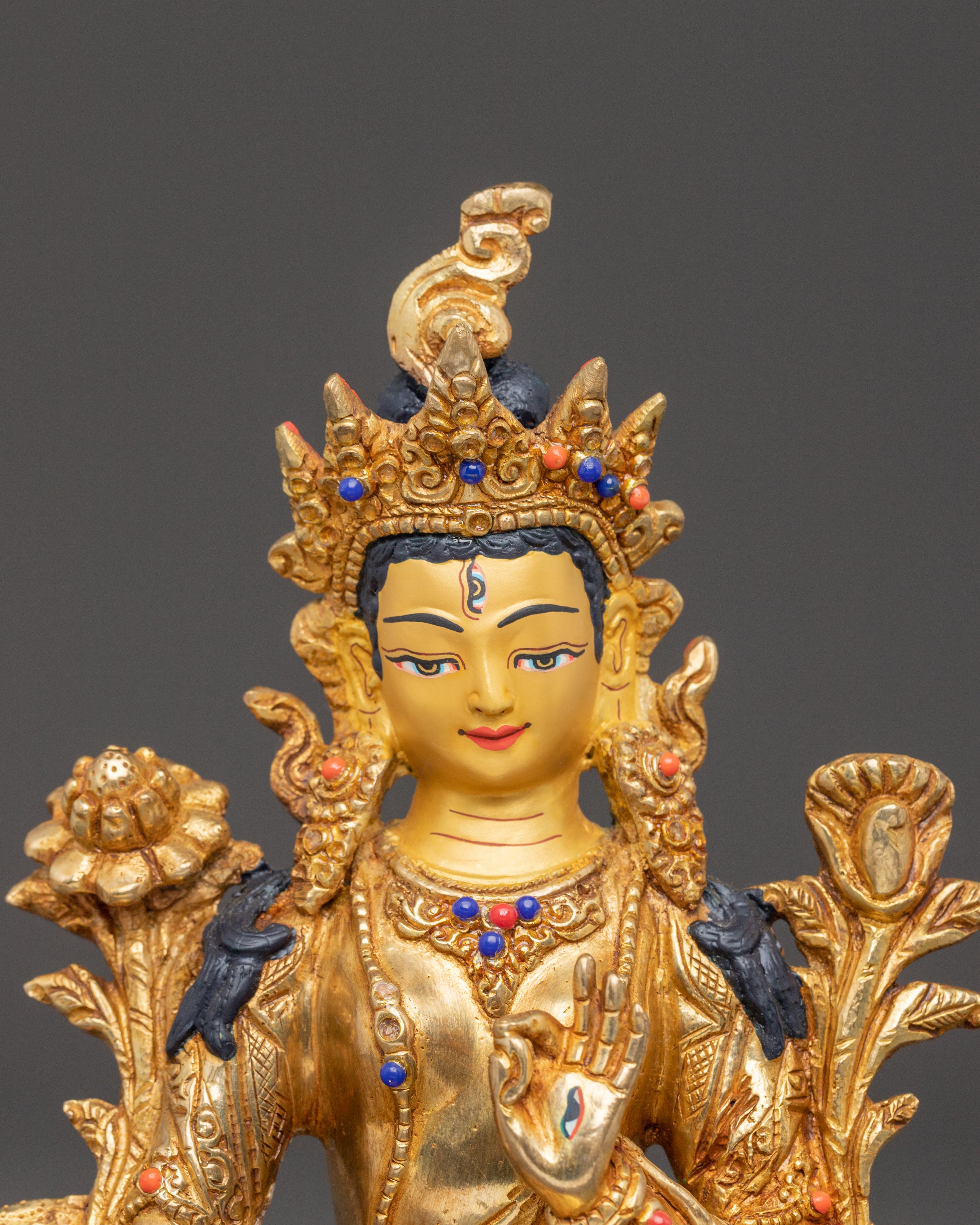 Goddess White Tara Handcrafted Statue | The Goddess of Compassion and Healing