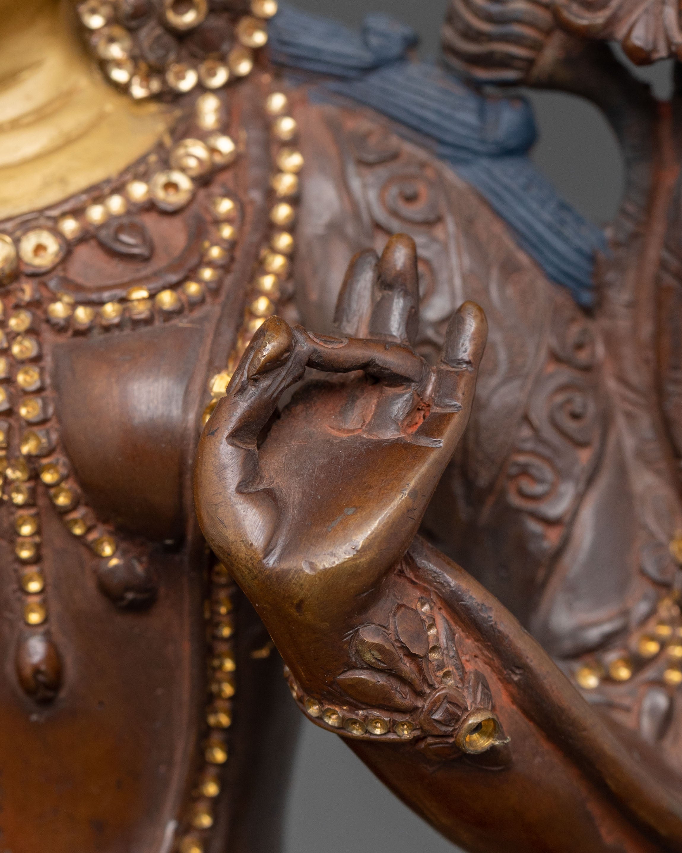 Green Tara Spiritual Statue | Buddhist Altar Sculpture