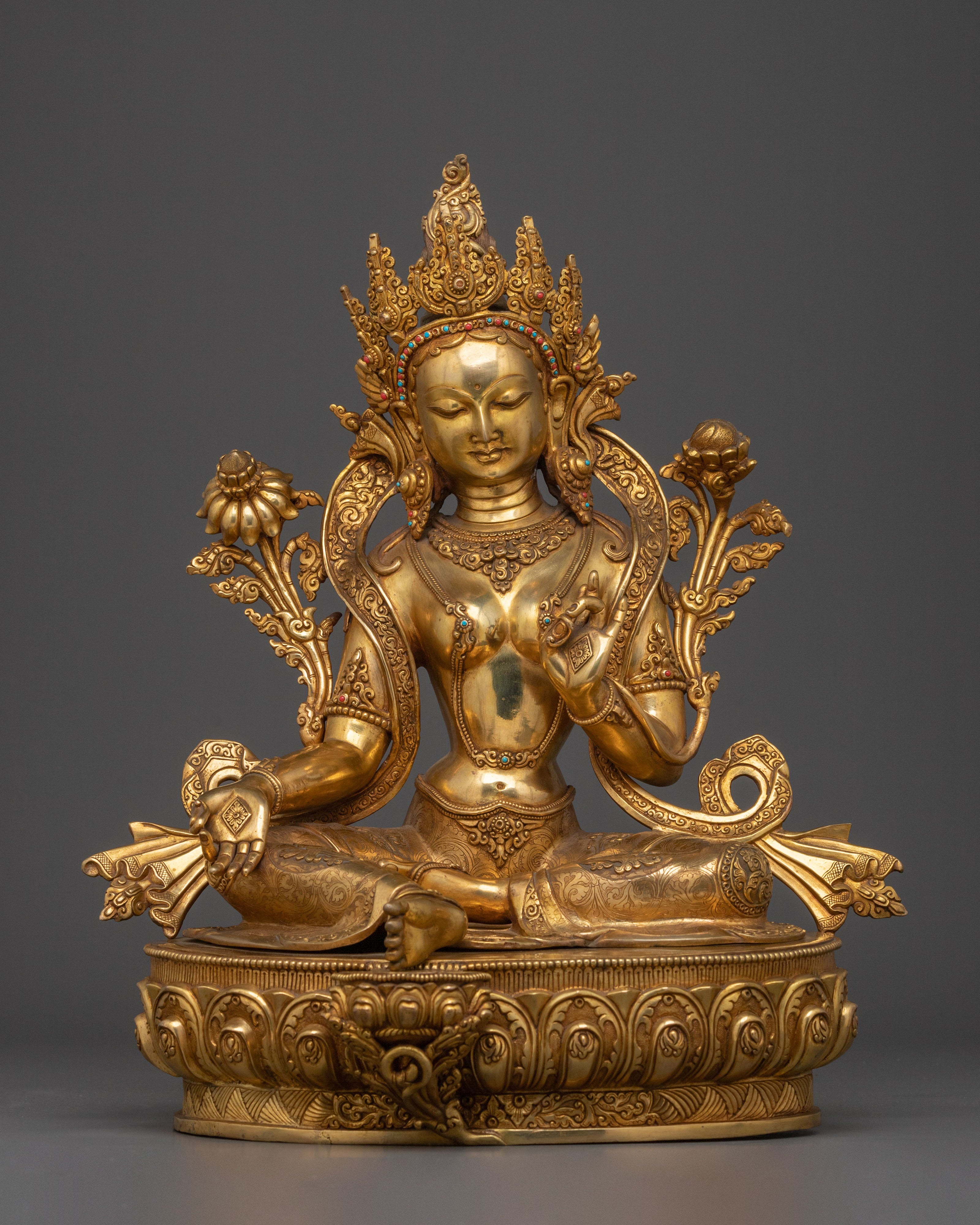 Green Tara Statue 