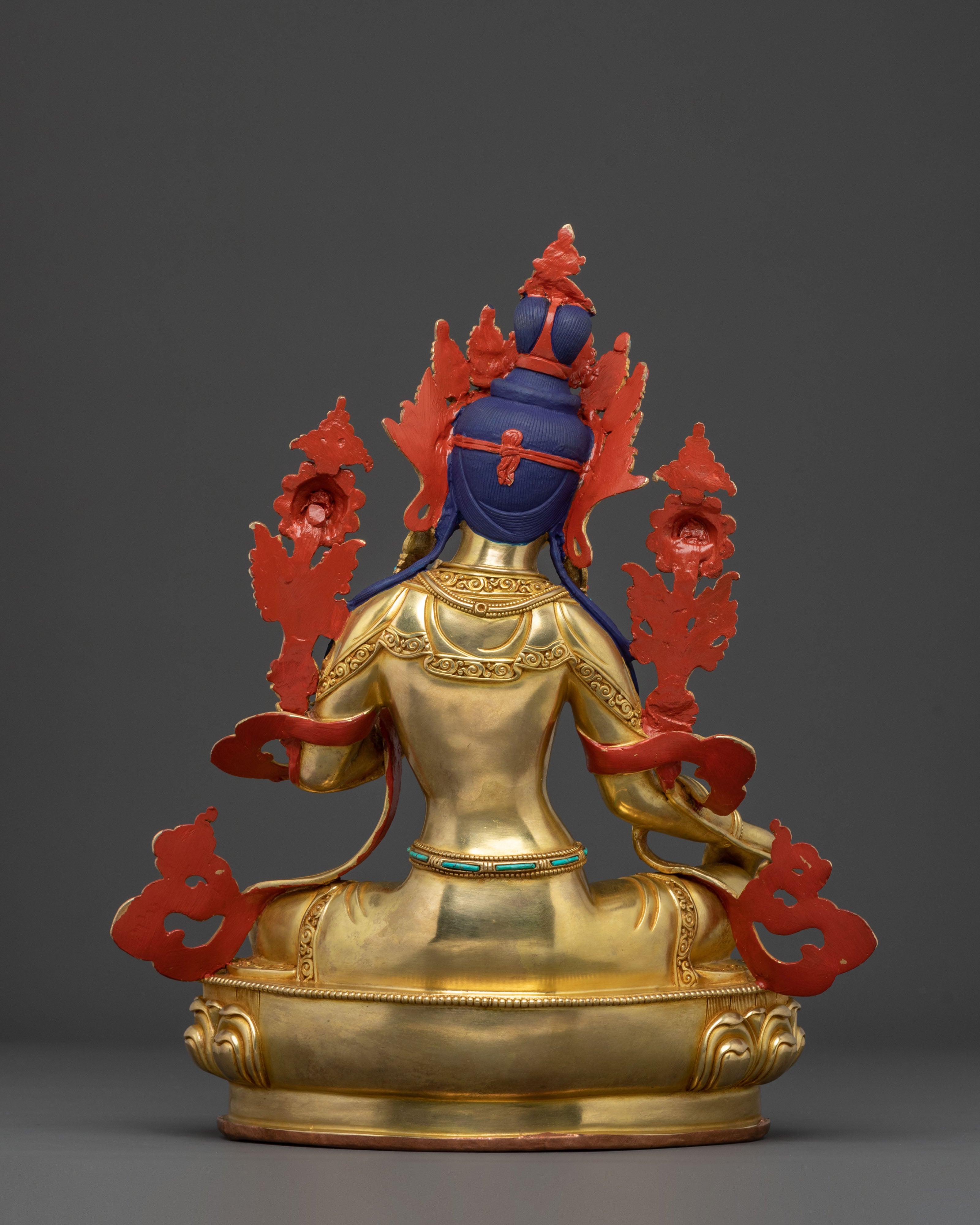 Green Tara Sacred Himalayan Statue | Buddhist Altar Decor