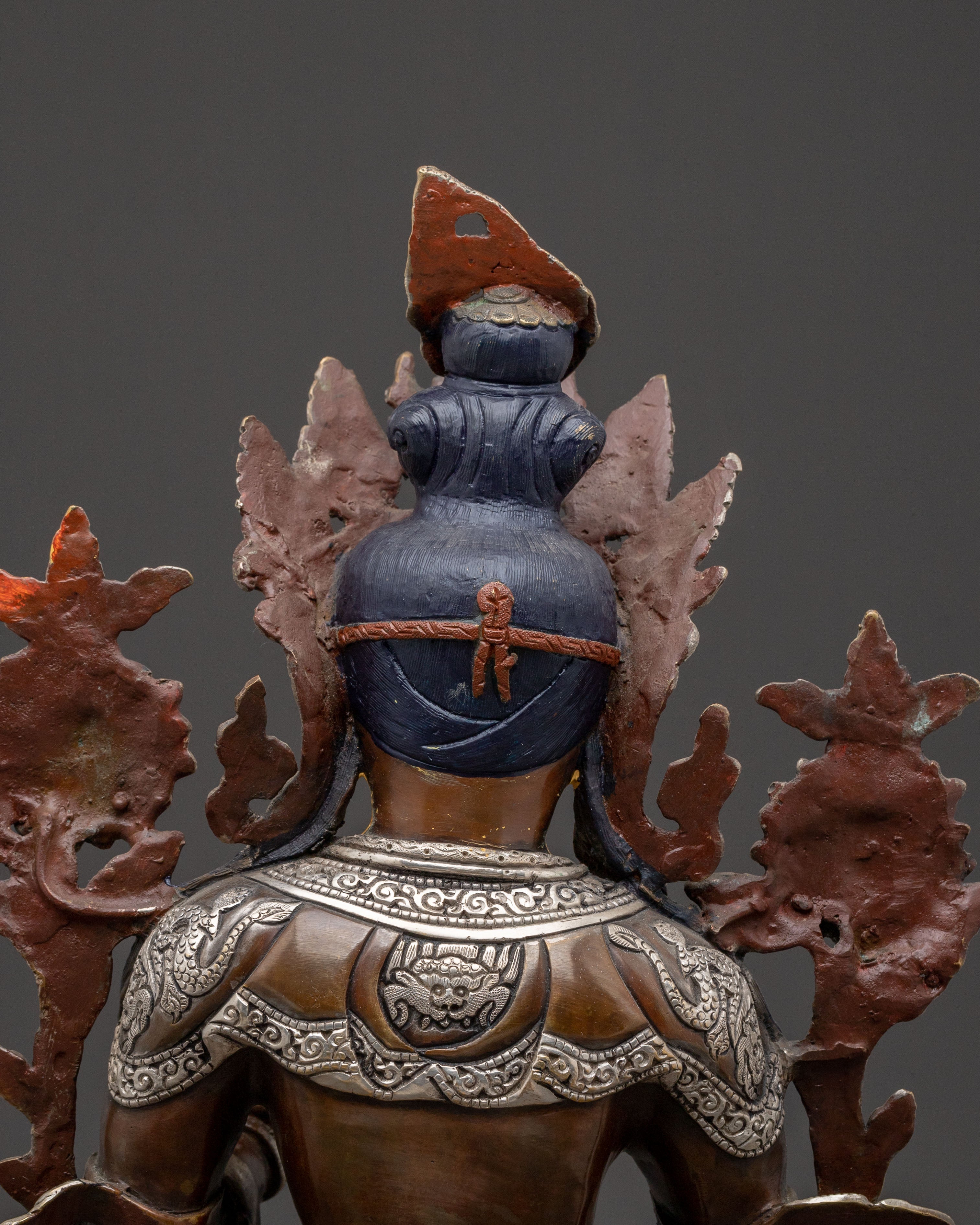 Mother Shyama Tara Divine Statue – Handcrafted Gilded Copper Art