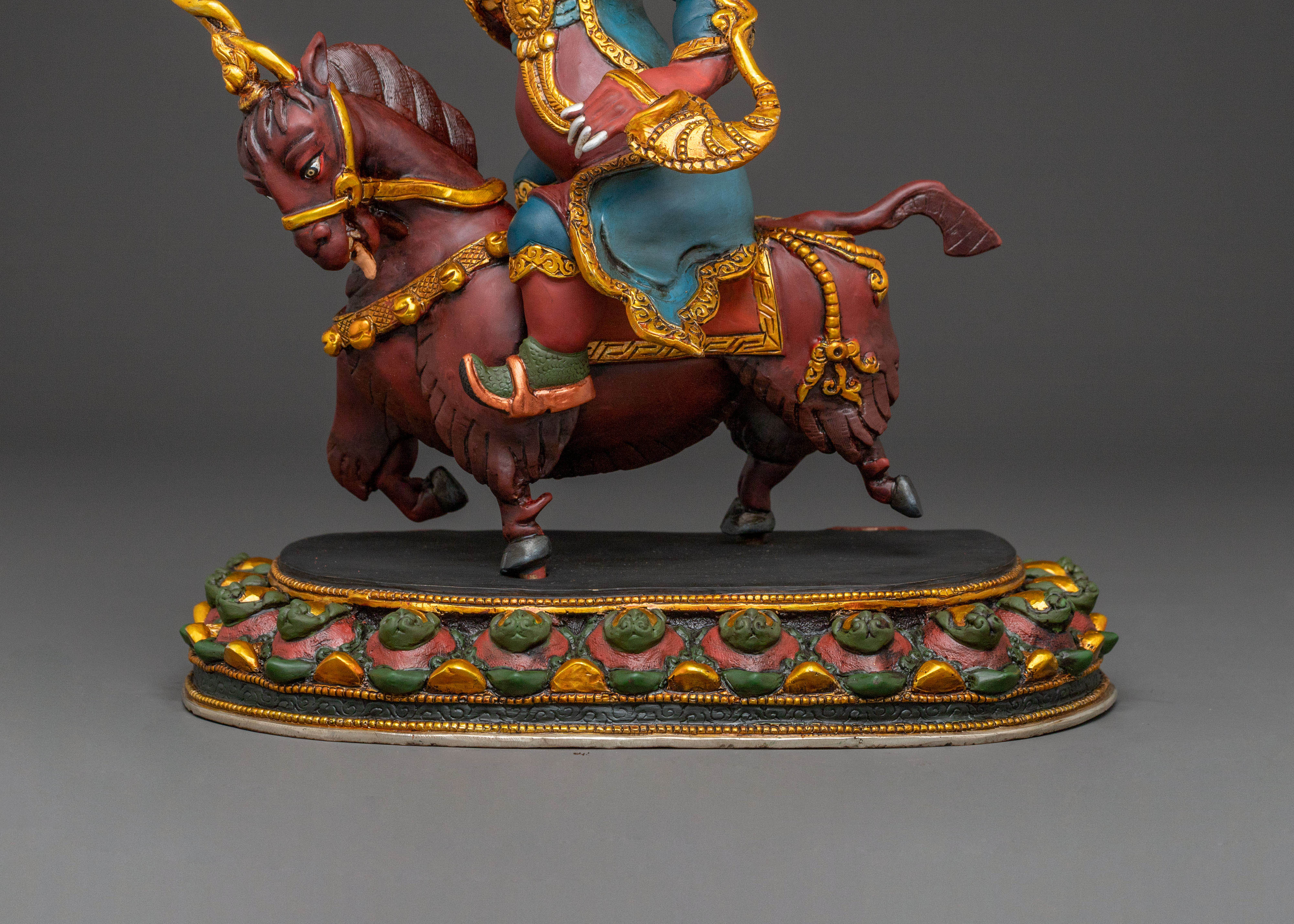 Damchen Garwai Nagpo Statue | Oath-Bound Blacksmith