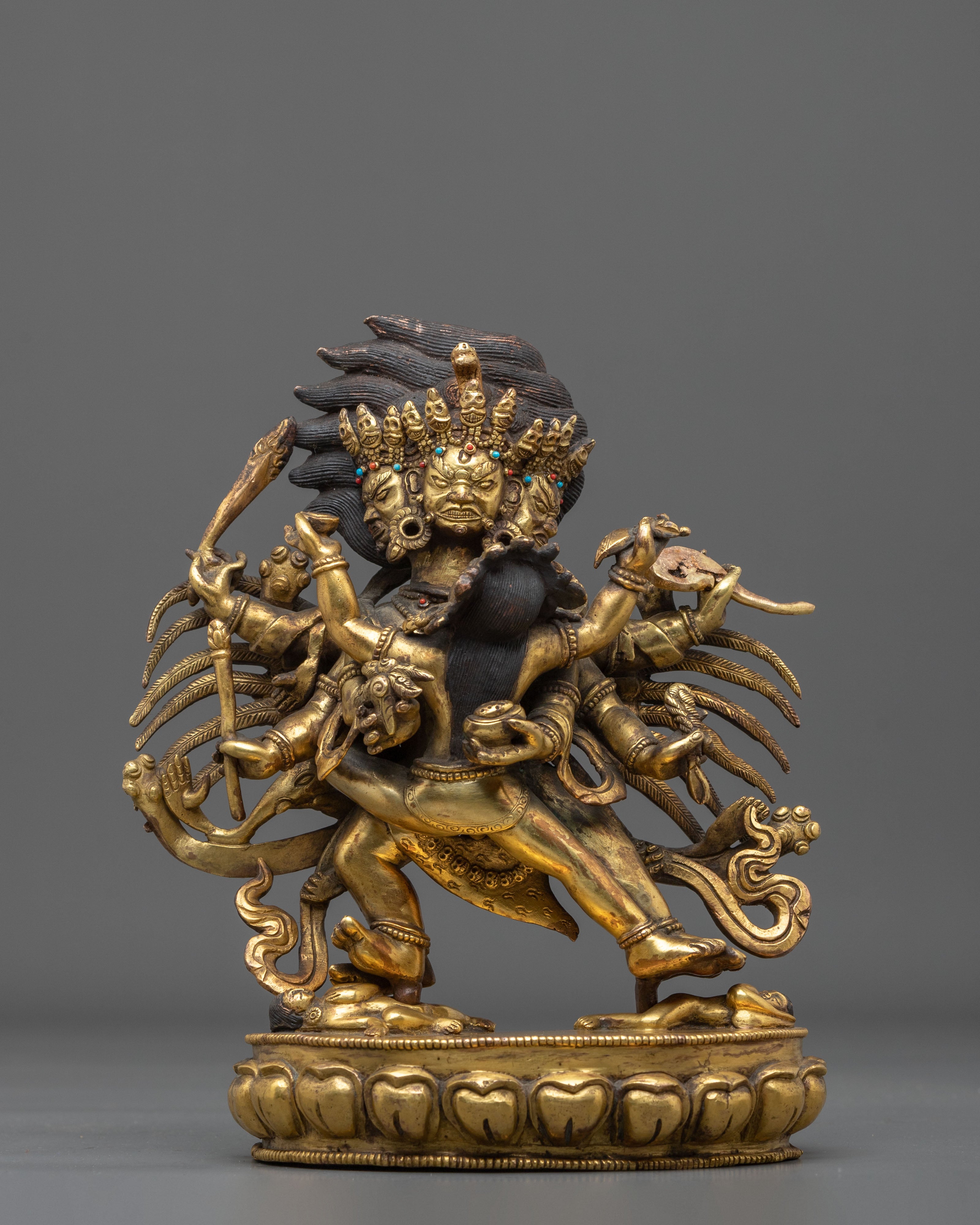 Hayagriva Acrylic Painted Statue | Handcrafted Figurine
