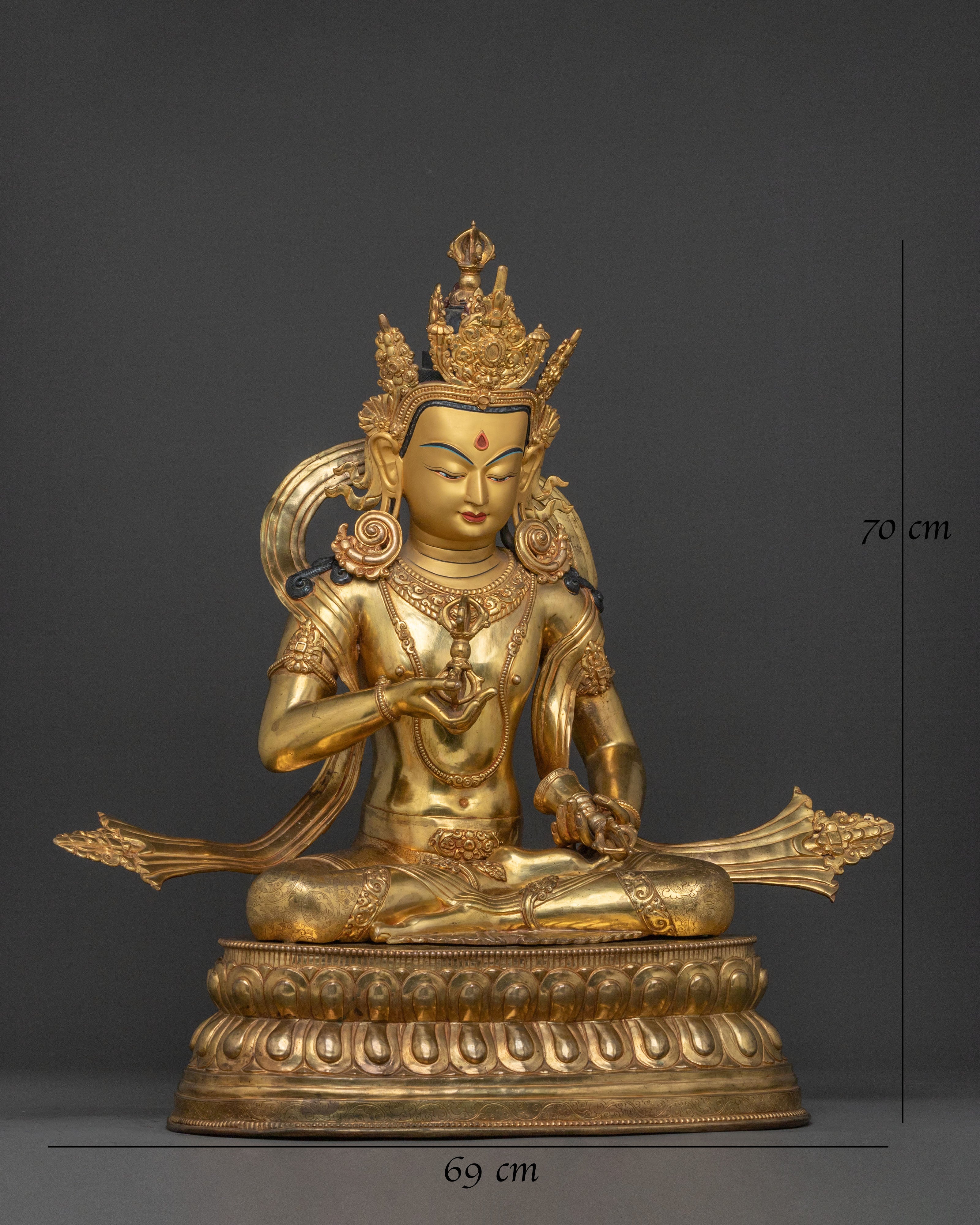Vajrasattva Traditional Statue | Altar Decor