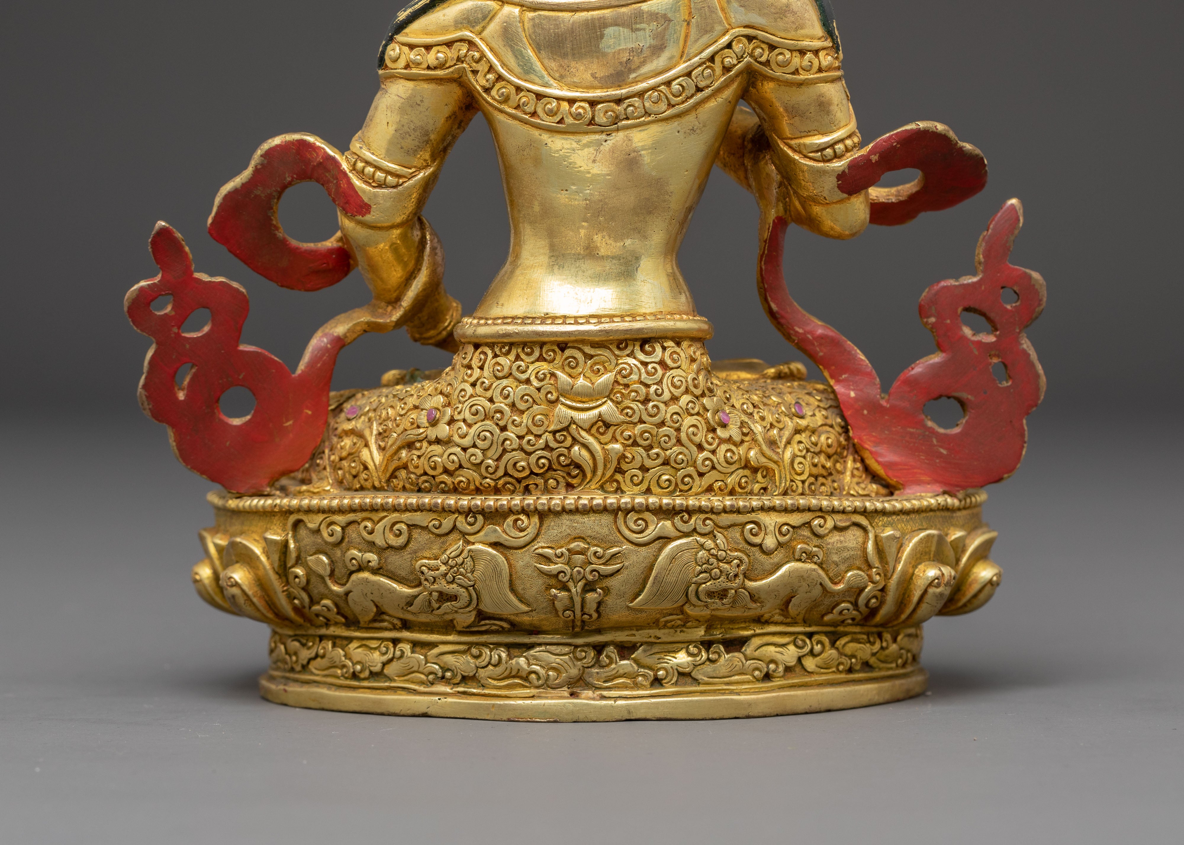 Handcrafted Golden Vajrasattva Statue of Purification | Deity of Inner Clarity