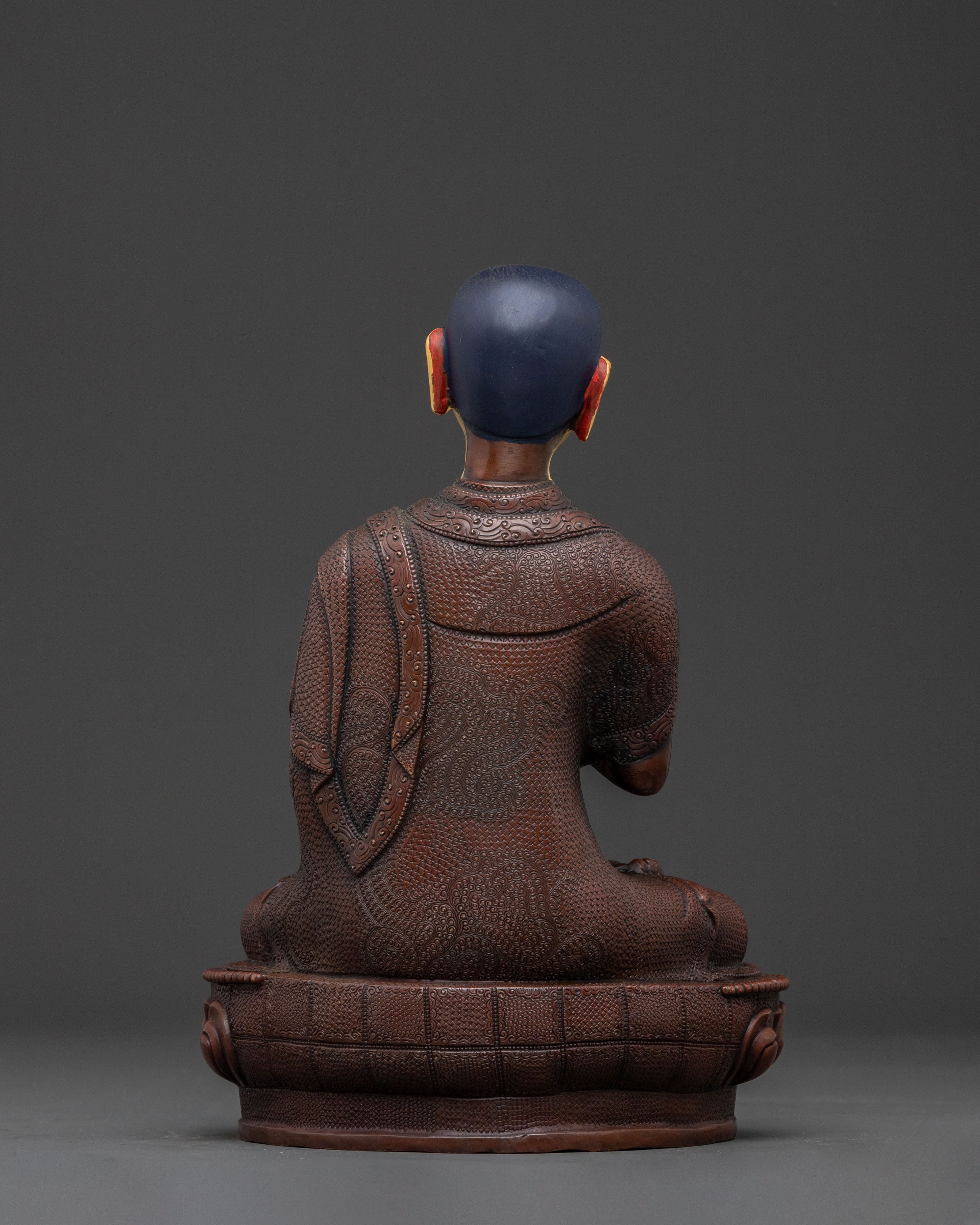 Tsongkhapa Statue Set with Disciples: Altar Home Decor