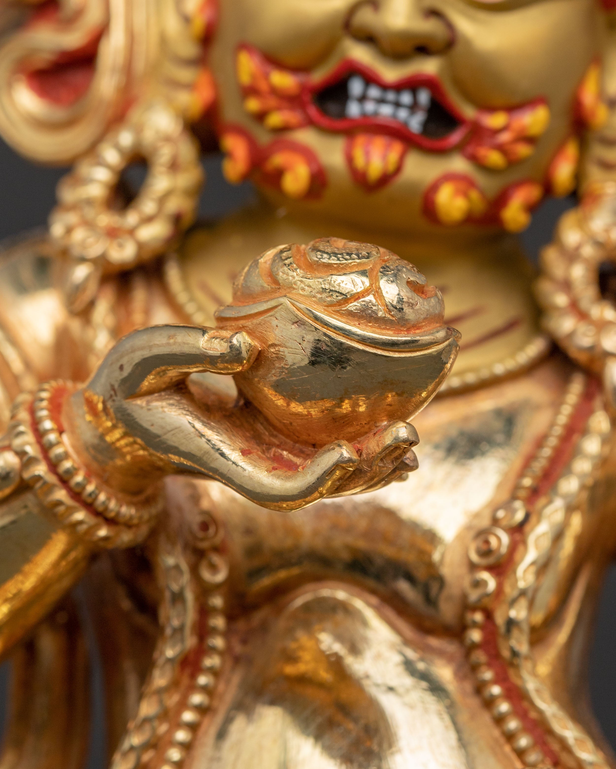 Black Dzambhala Statue: Abundance of Wealth