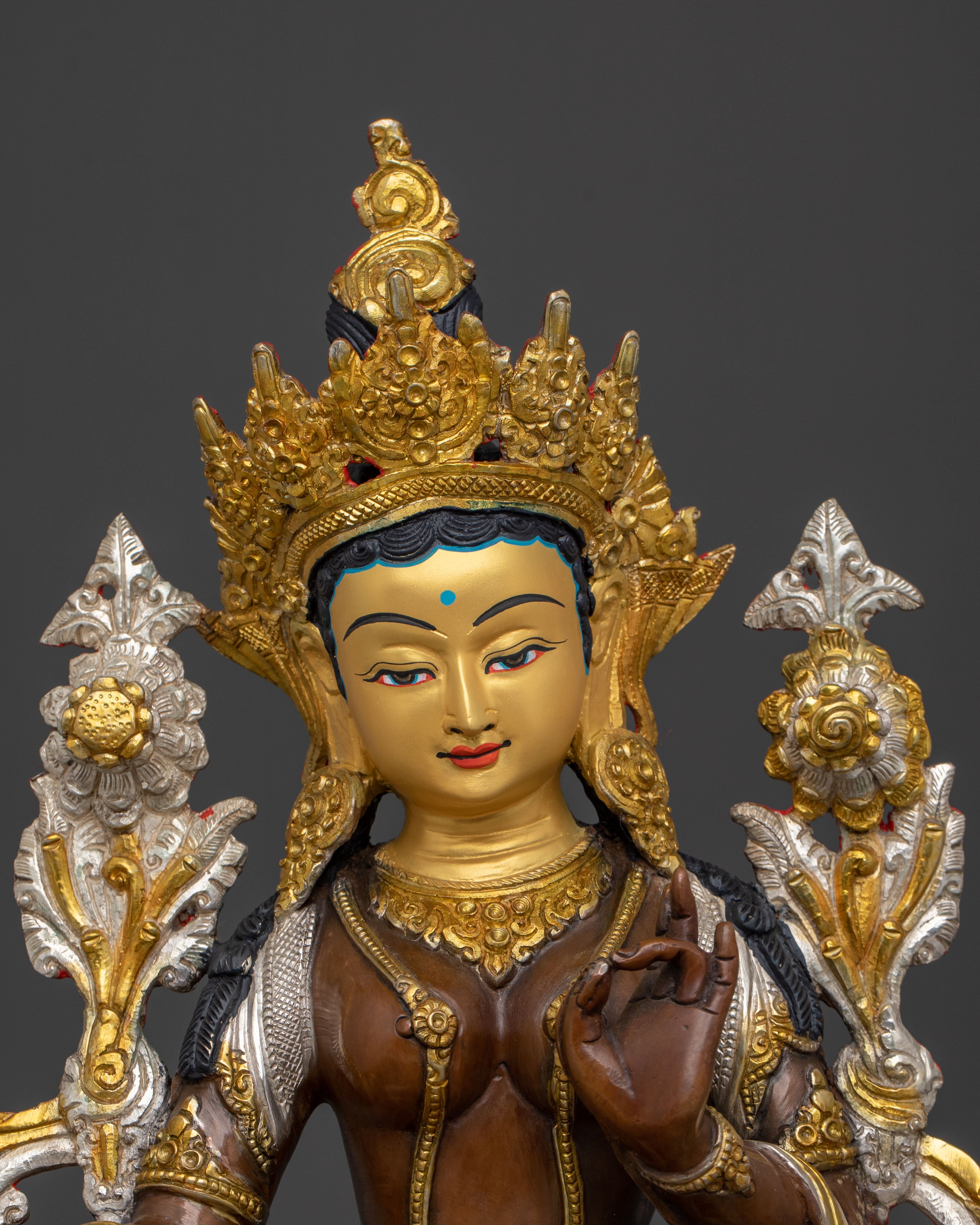 Green Tara Buddhist Guardian Statue | Sacred Protector and Guide to Liberation