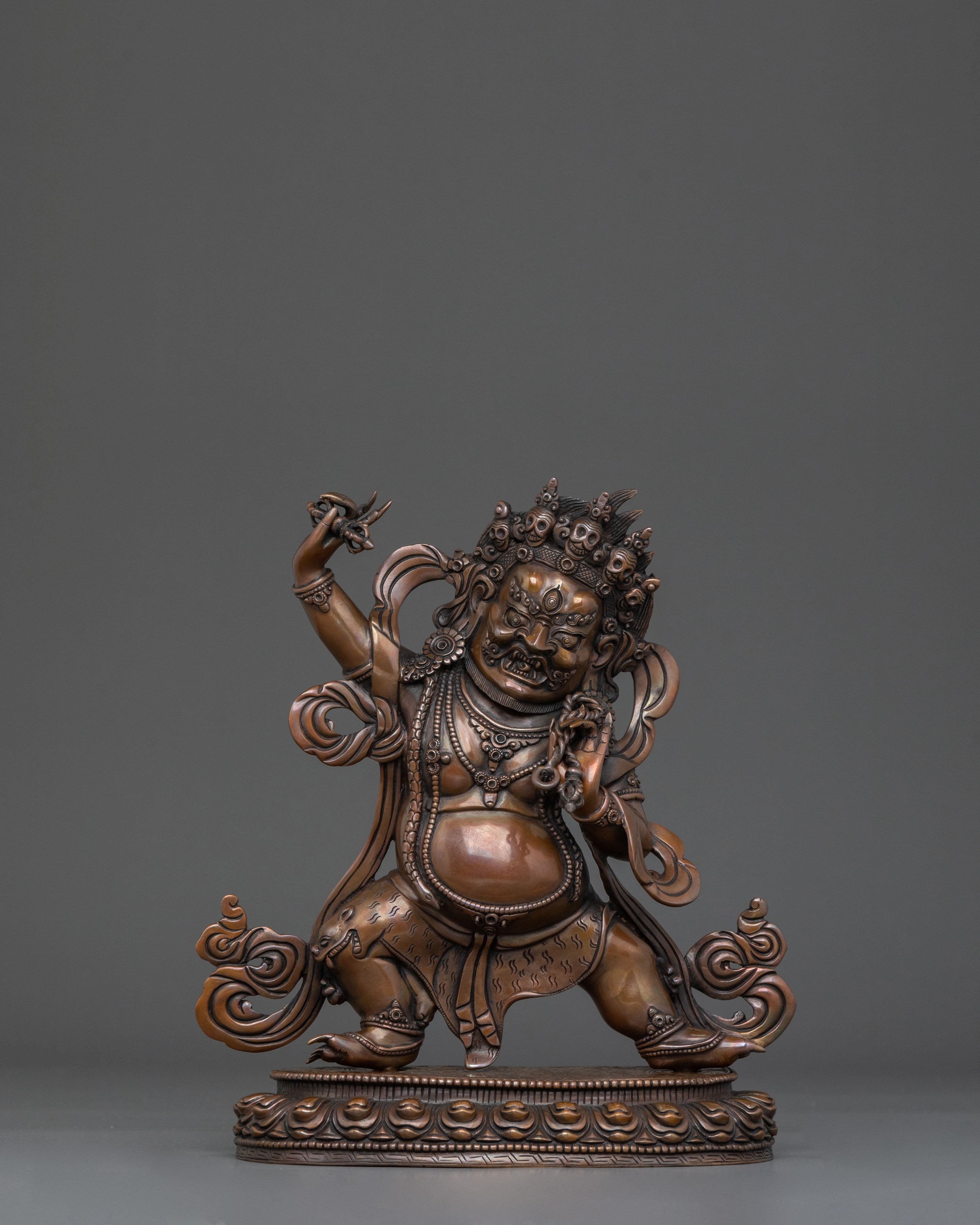 Handmade Golden Vajrapani Statue | Home Decor