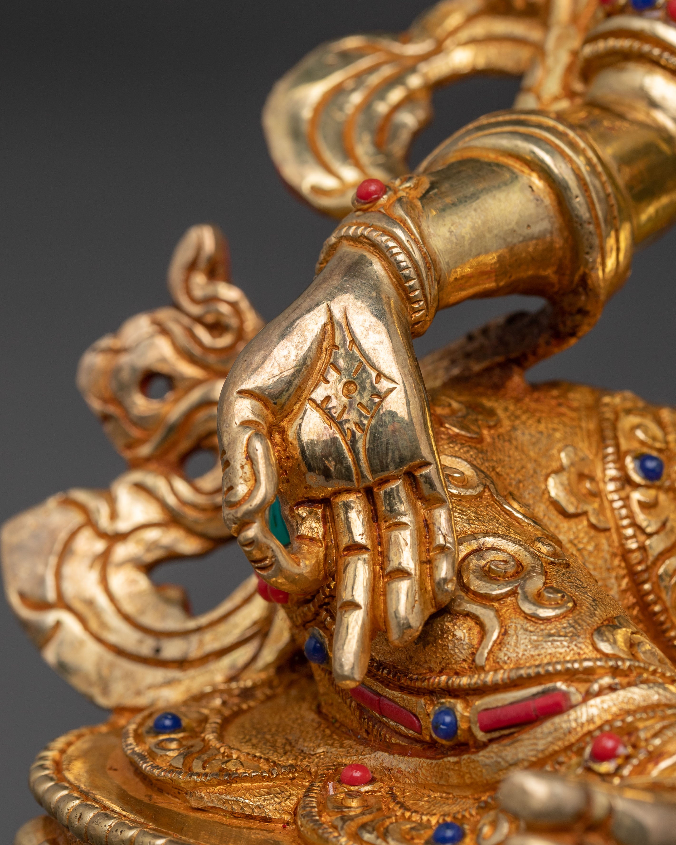 Serene Statue of Mother Green Tara | Tibetan Buddhist Goddess