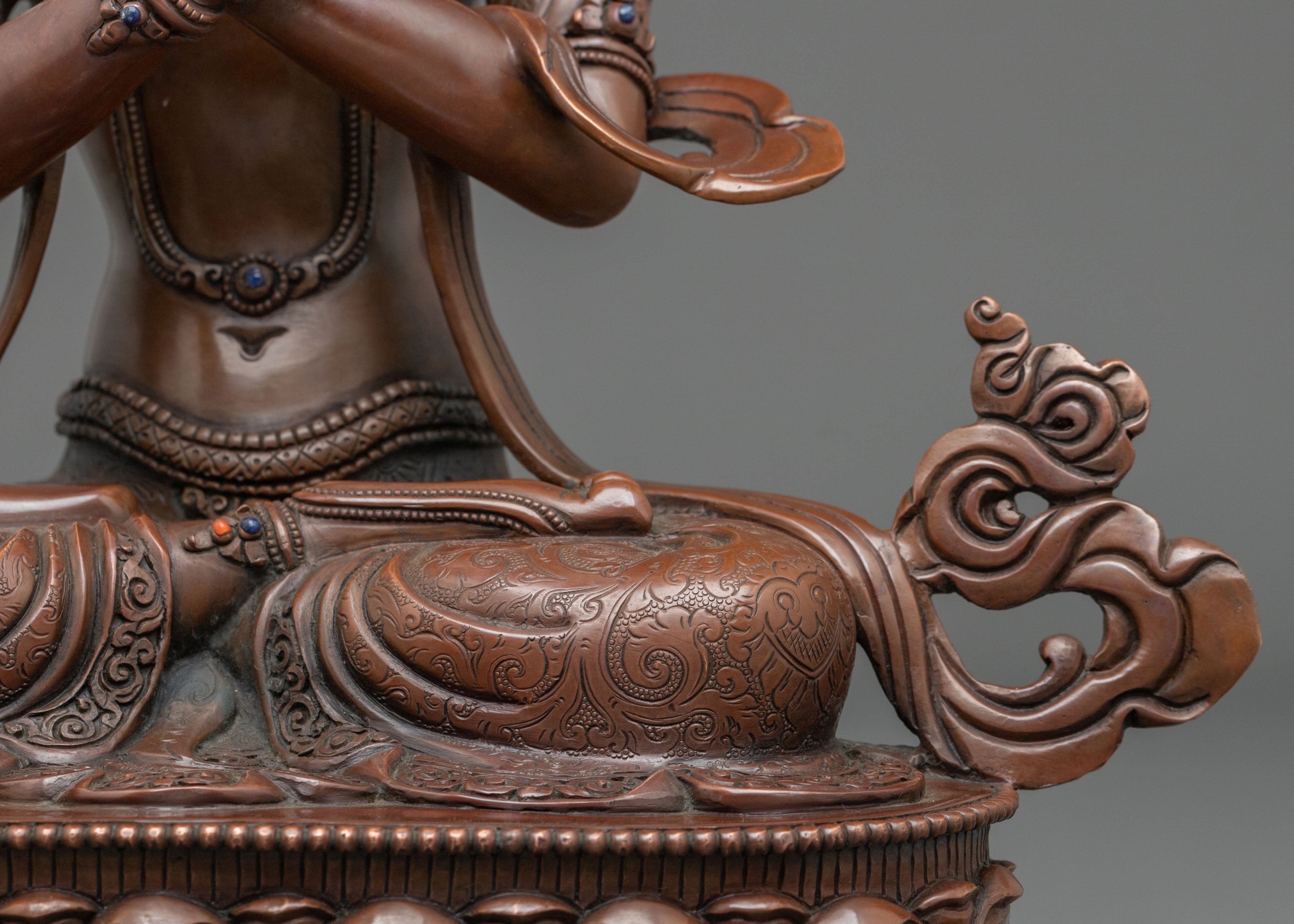 Sacred Vajradhara Sculpture: Primordial Buddha of Tantric Wisdom