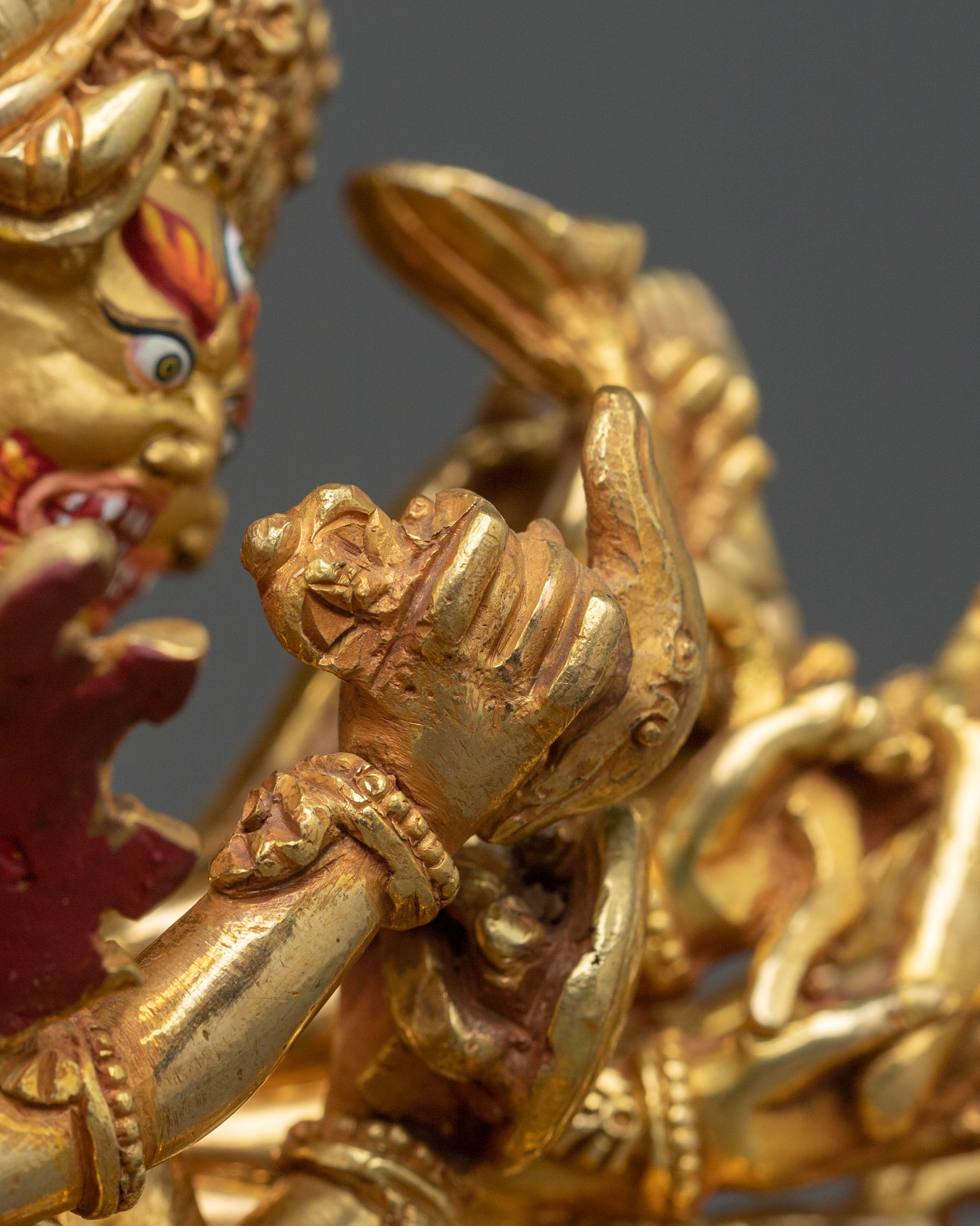 Yamantaka Wrathful Wisdom Statue: Destroyer of Ignorance