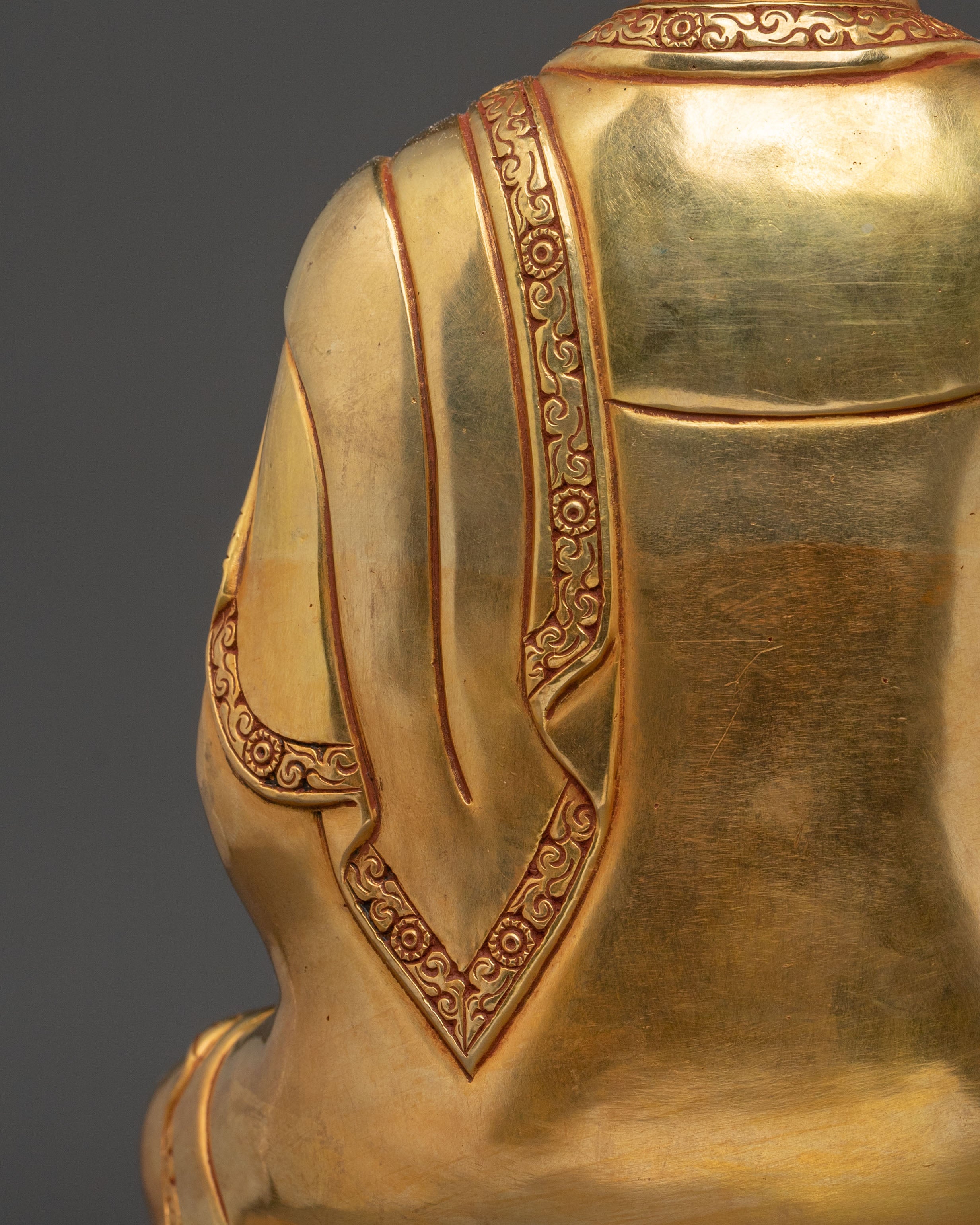 Hand Carved Amitabha Buddha Sacred Statue | Symbol of Infinite Light