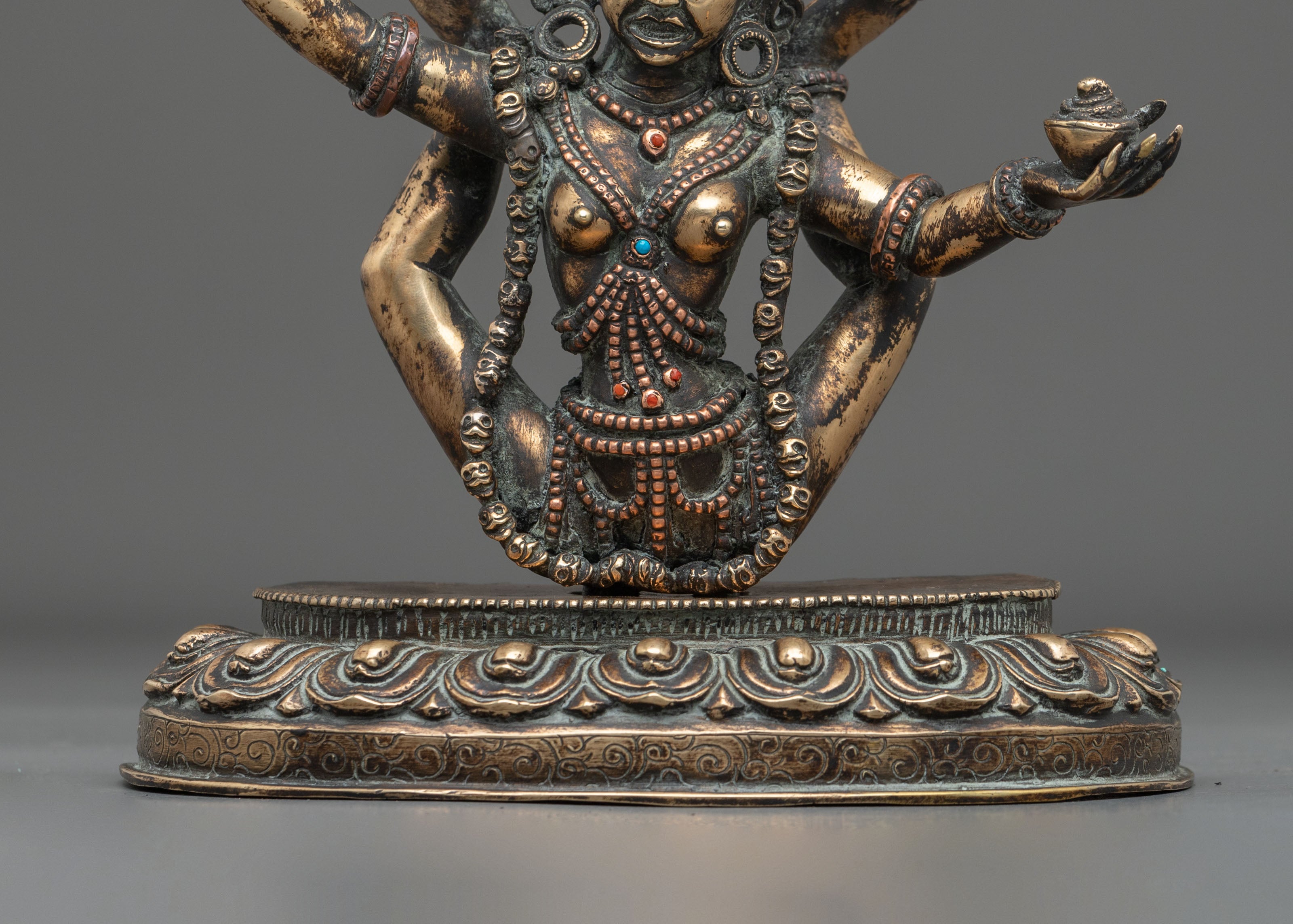 Sukhasiddhi Enlightened Dakini Sculpture | Tibetan Meditation Art