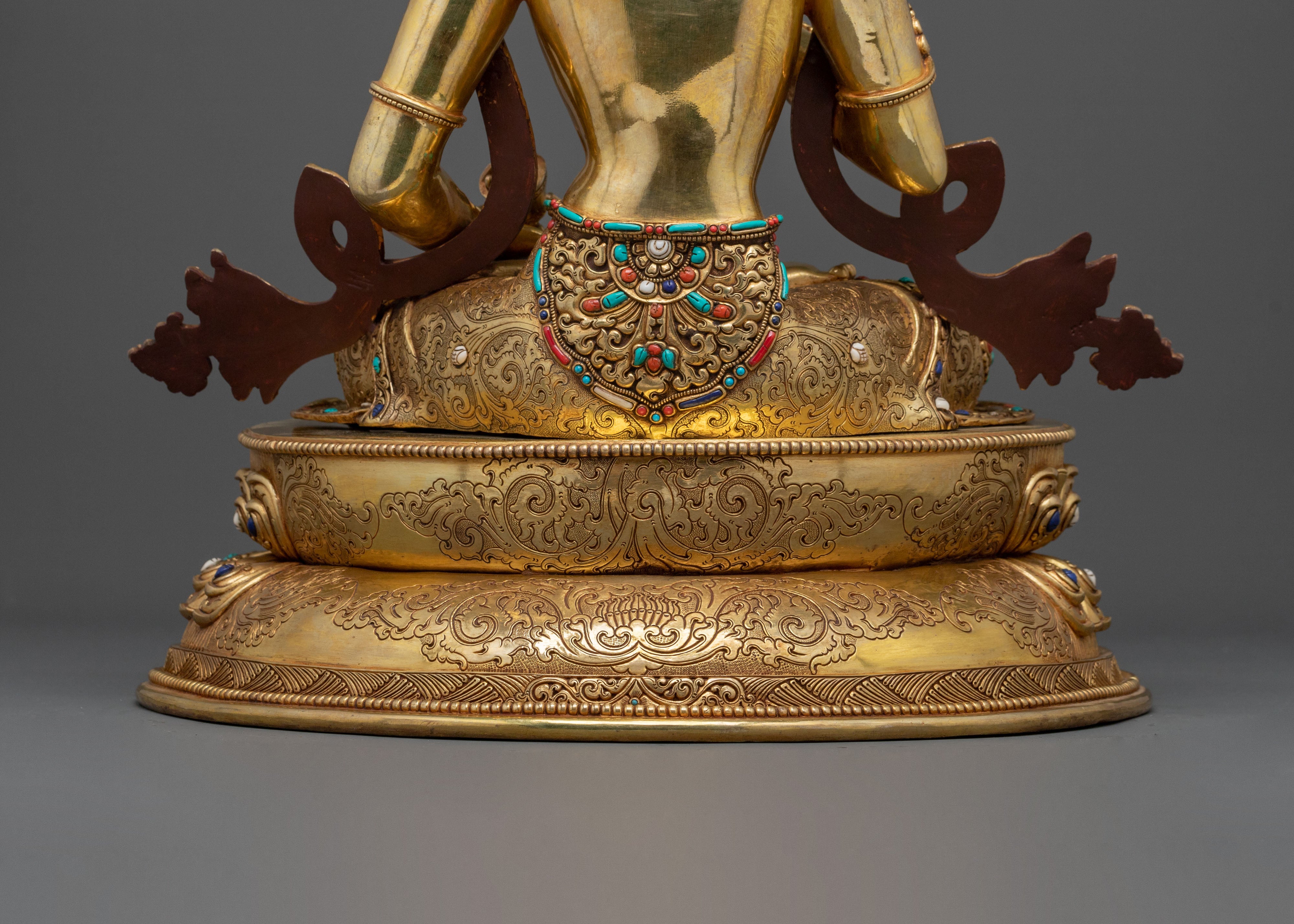 Sacred Vajrasattva Purification Deity Sculpture | Sacred Buddhist Statue of Healing