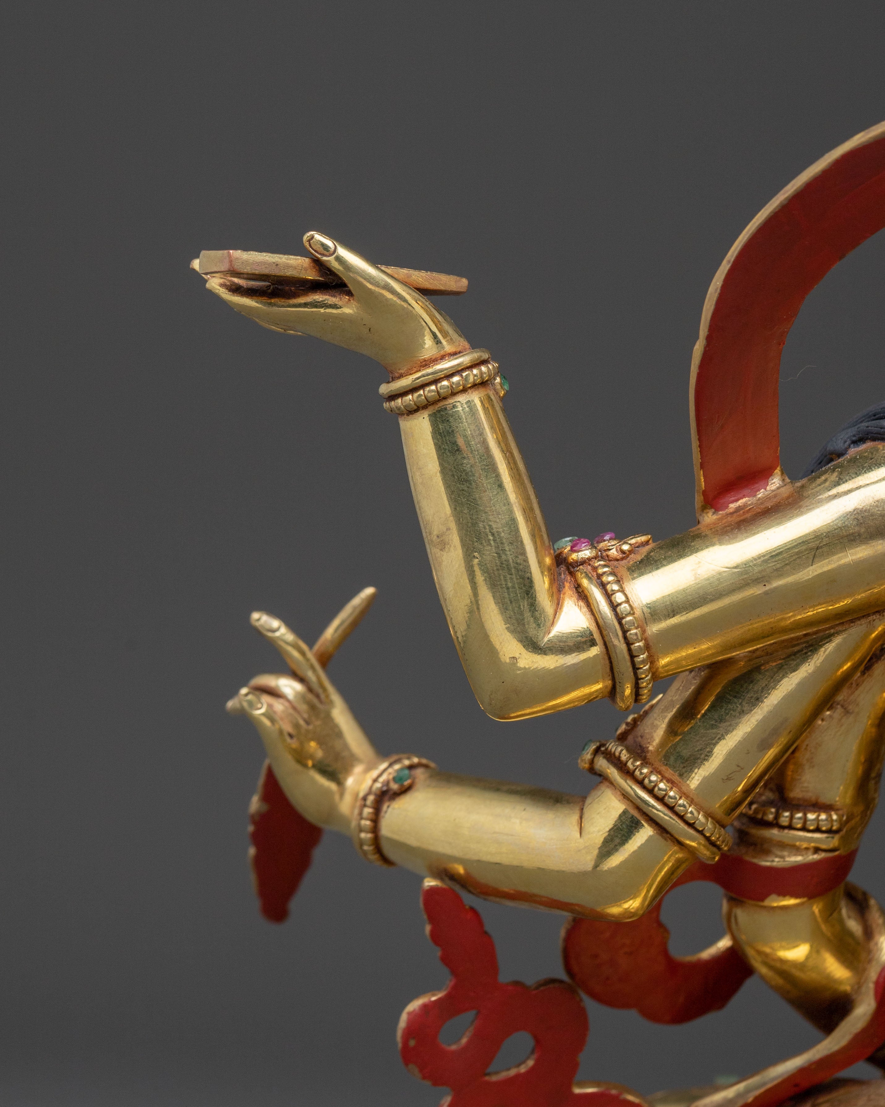 Handcrafted Vasudhara Statue: Goddess of Wealth