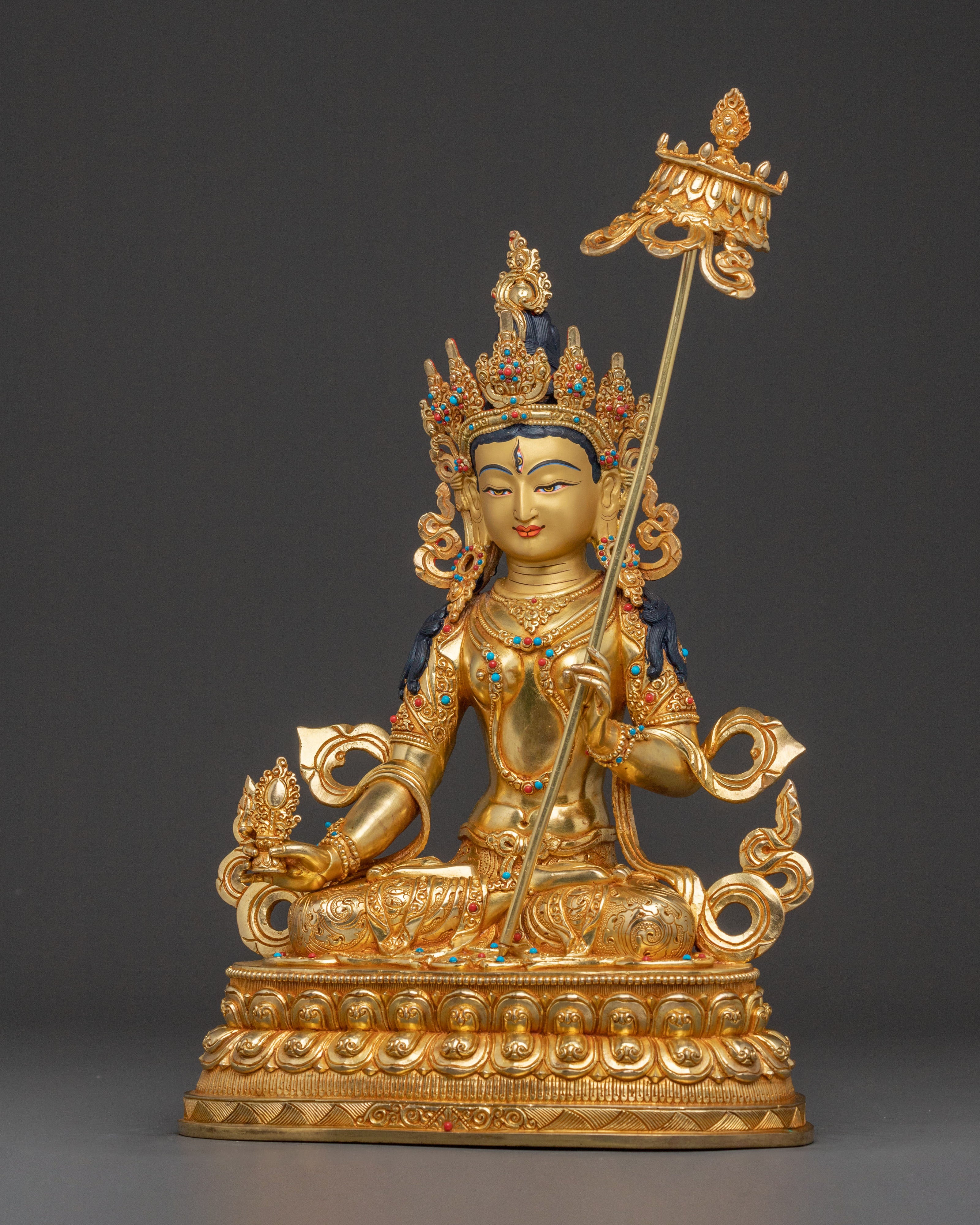 Dukar 24K Gold Gilded Statue | Protection Deity