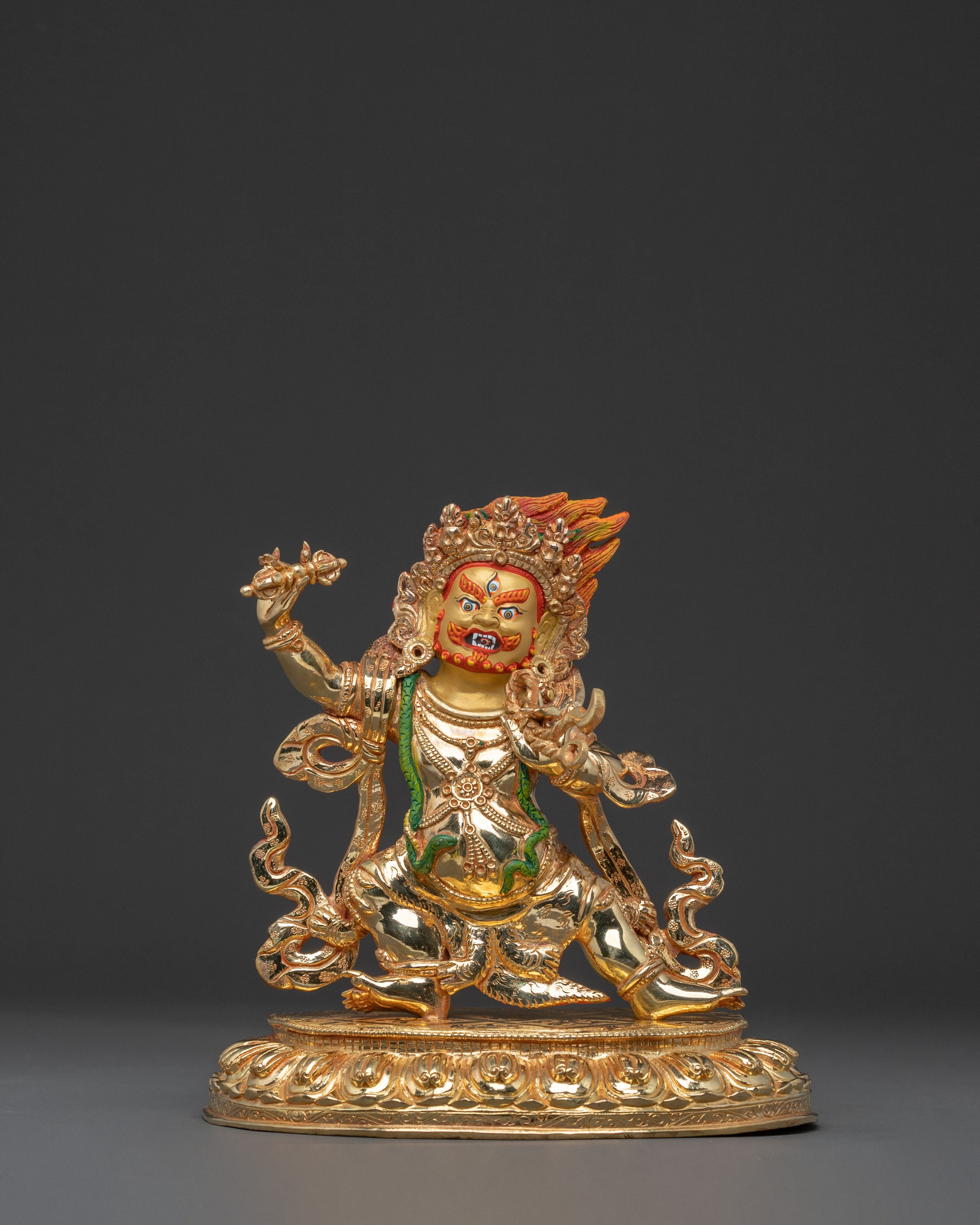 Vajrapani Fierce Statue | Tibetan Buddhist Protector