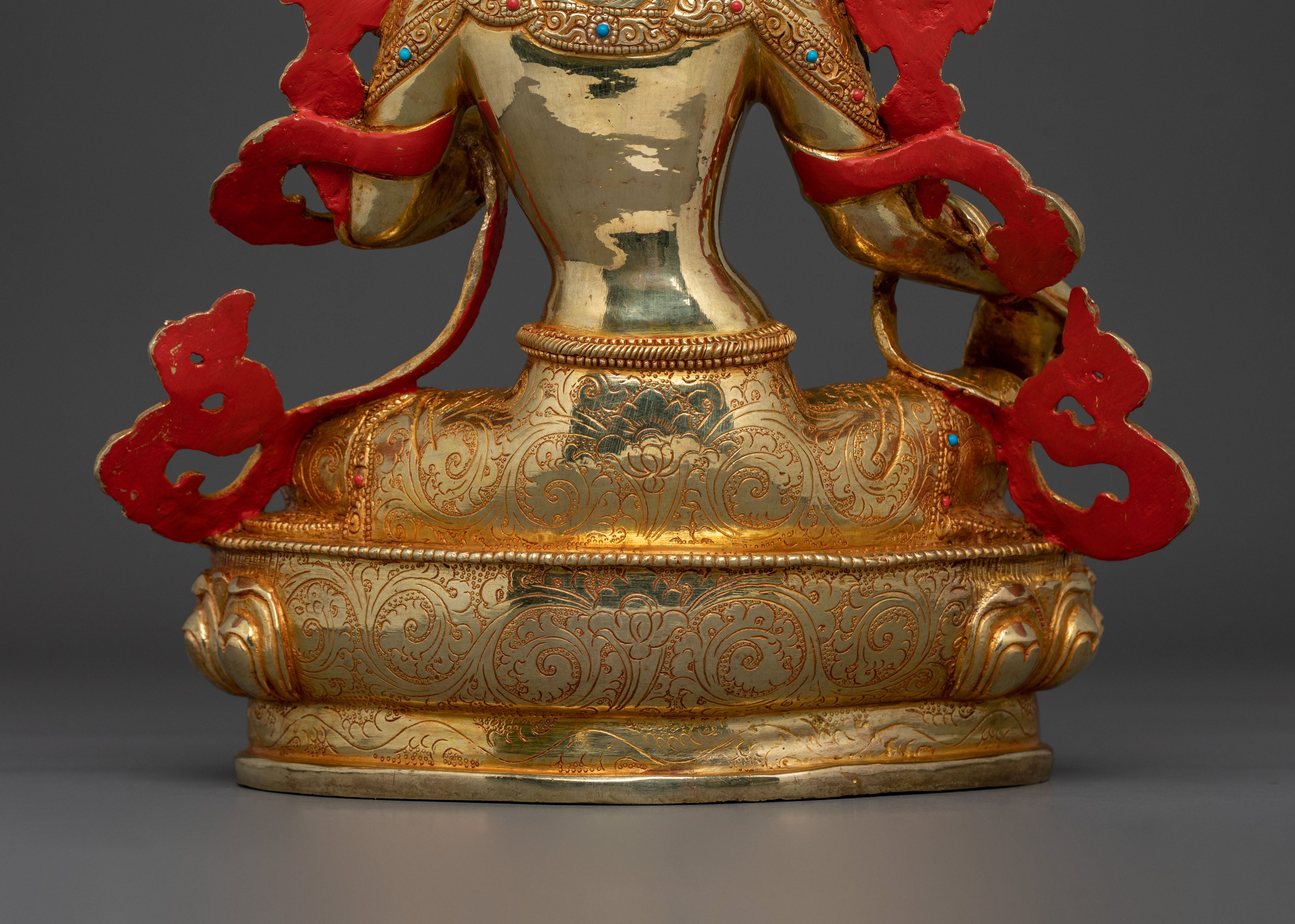 Green Tara Bodhisattva Handcrafted Sculpture