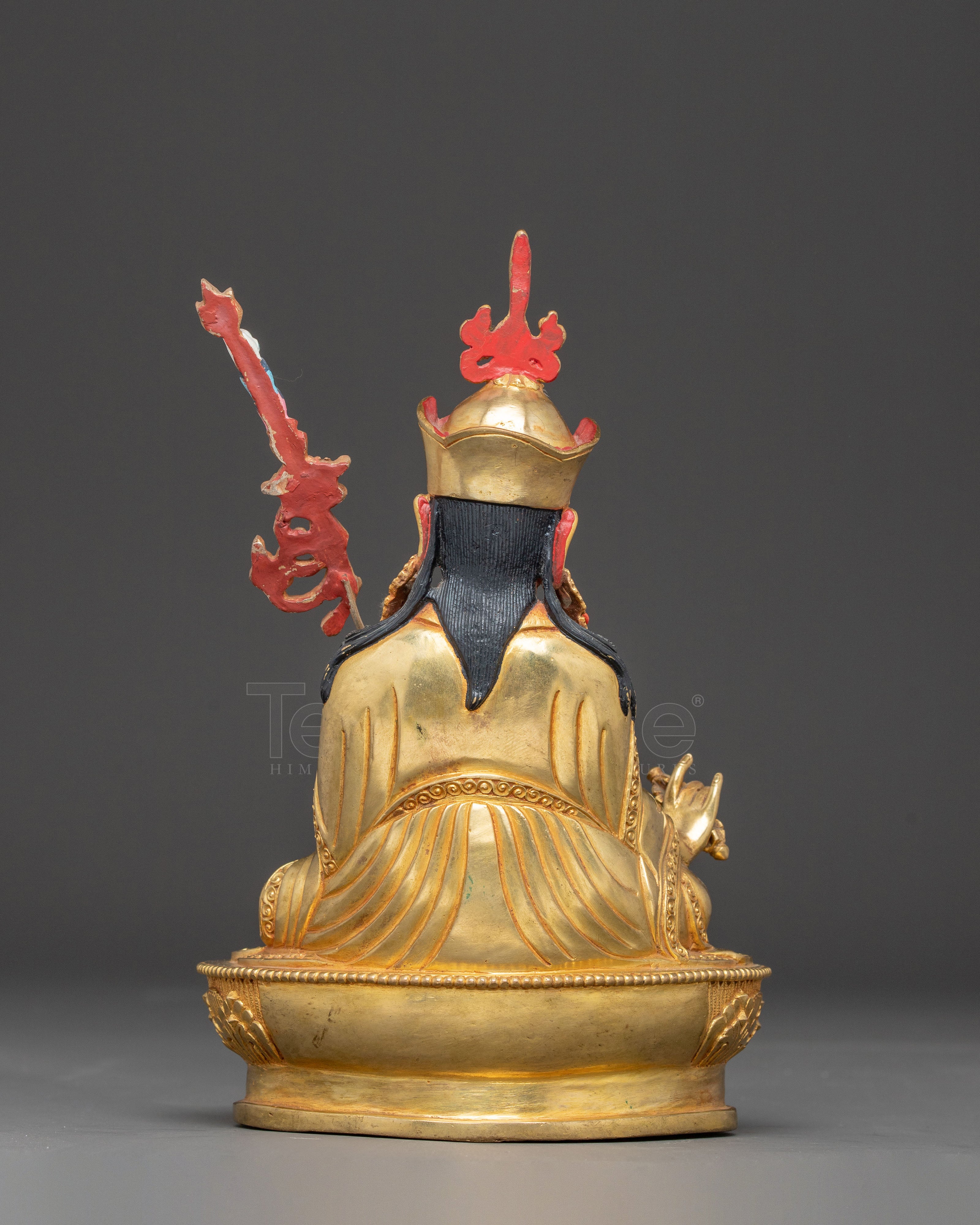 Golden Statue of Master Padmasambhava | Home Decor
