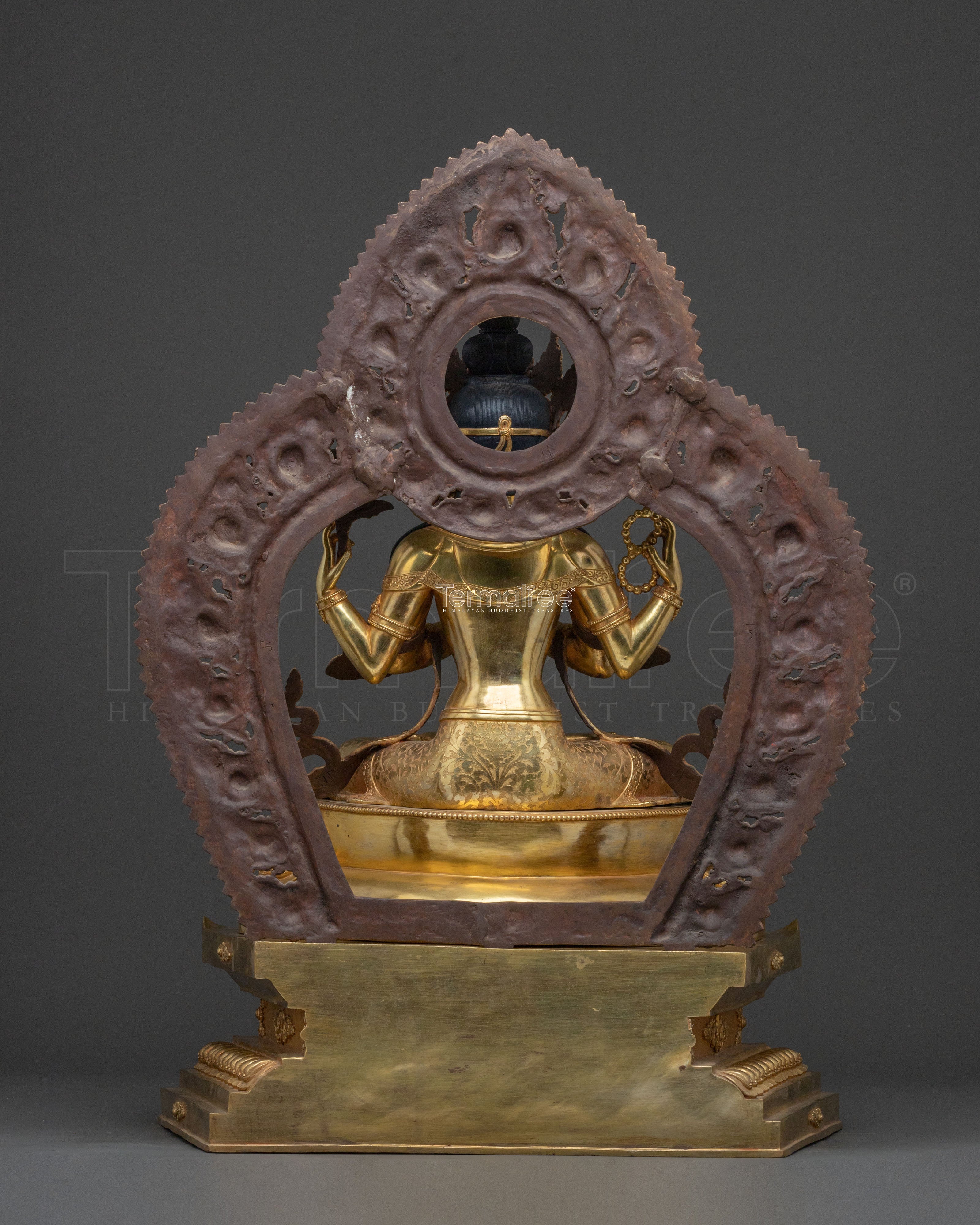 Four-Armed Chenrezig Figurine | Spiritual Home Decor