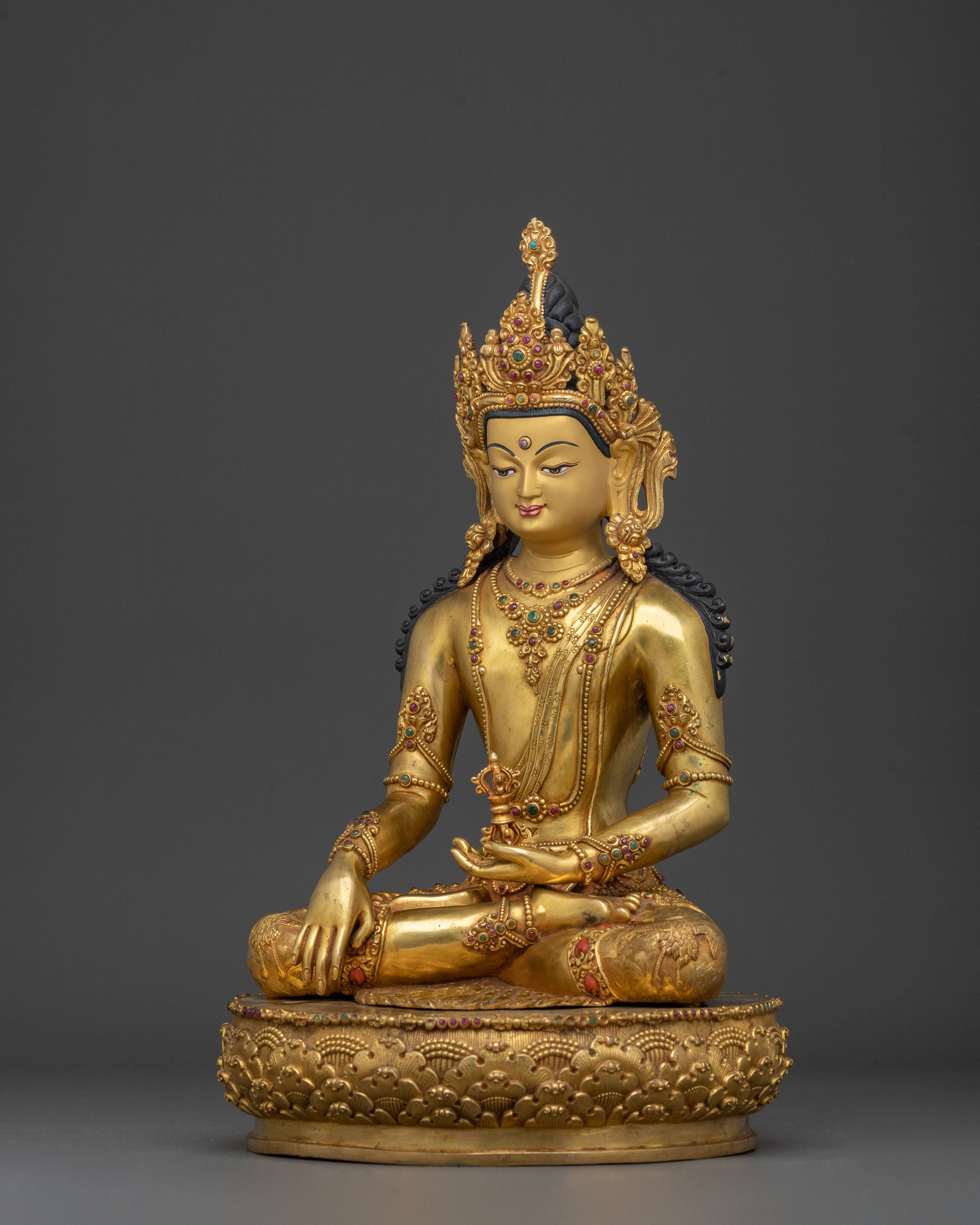 Radiant Buddhist Mitrugpa Statue | Home Decor