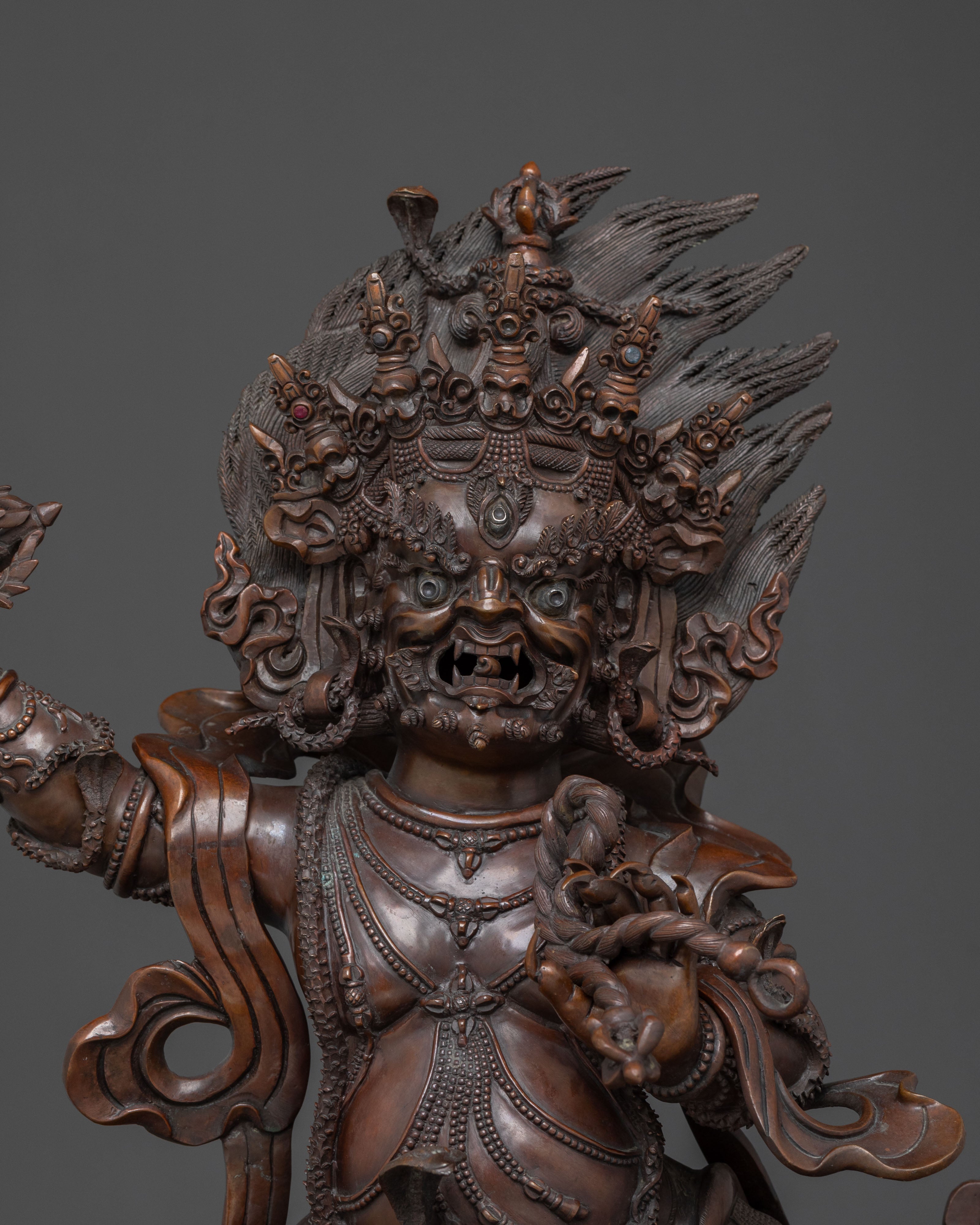 Vajrapani Protector Deity Statue | Bodhisattva of Power and Spiritual Strength