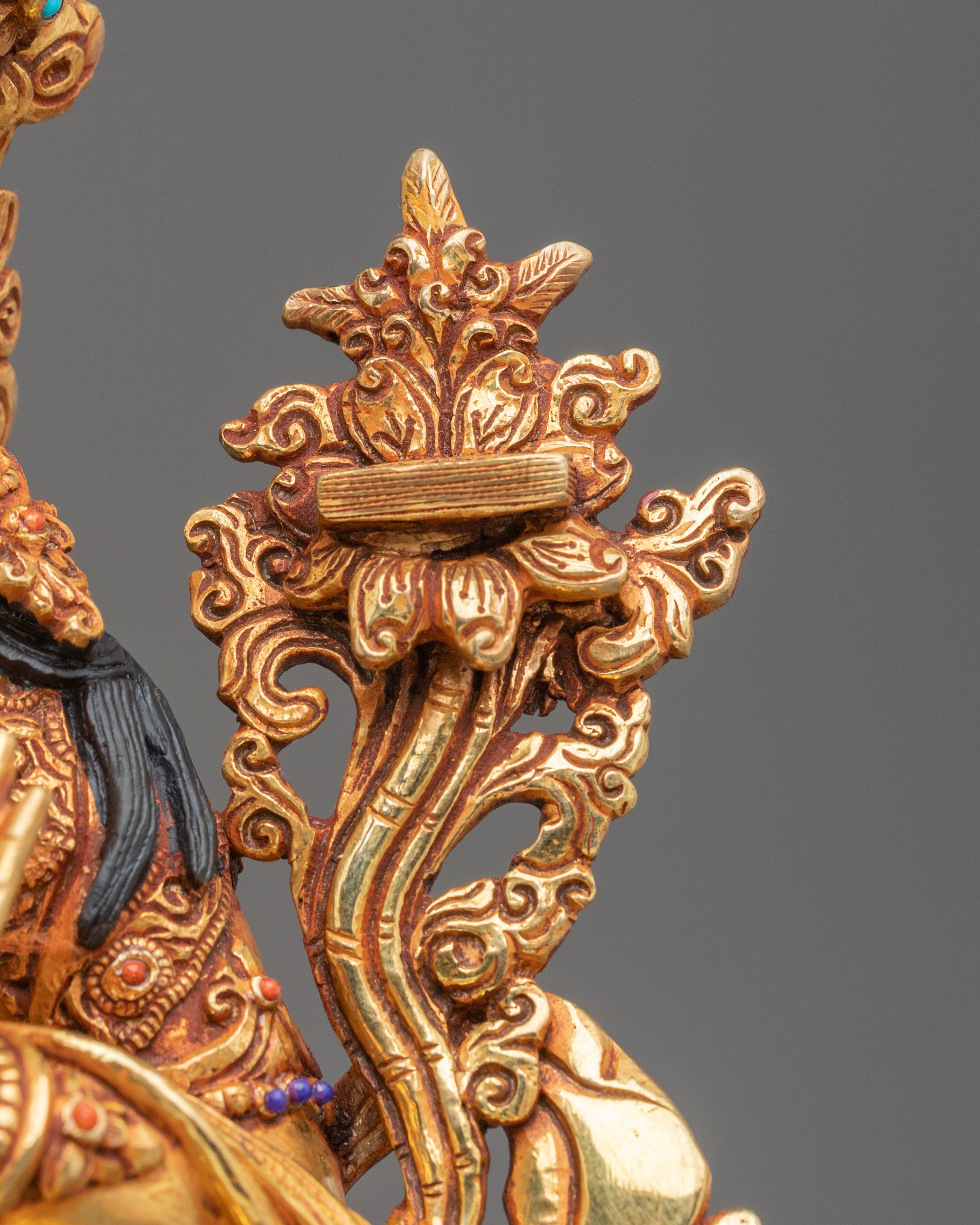 Handmade Manjughoṣa Sculpture | Radiant Wisdom Figurine