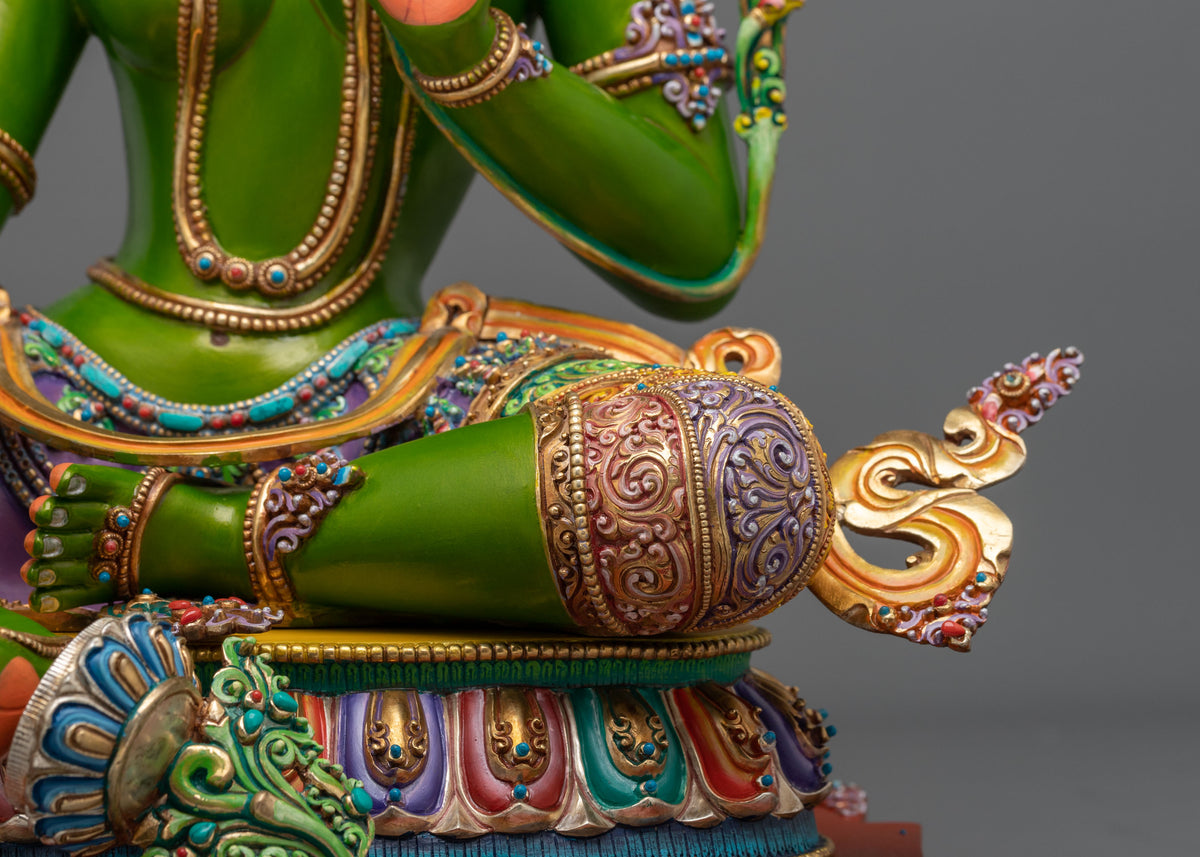 Green Tara Sculpture | Mother of All Buddha