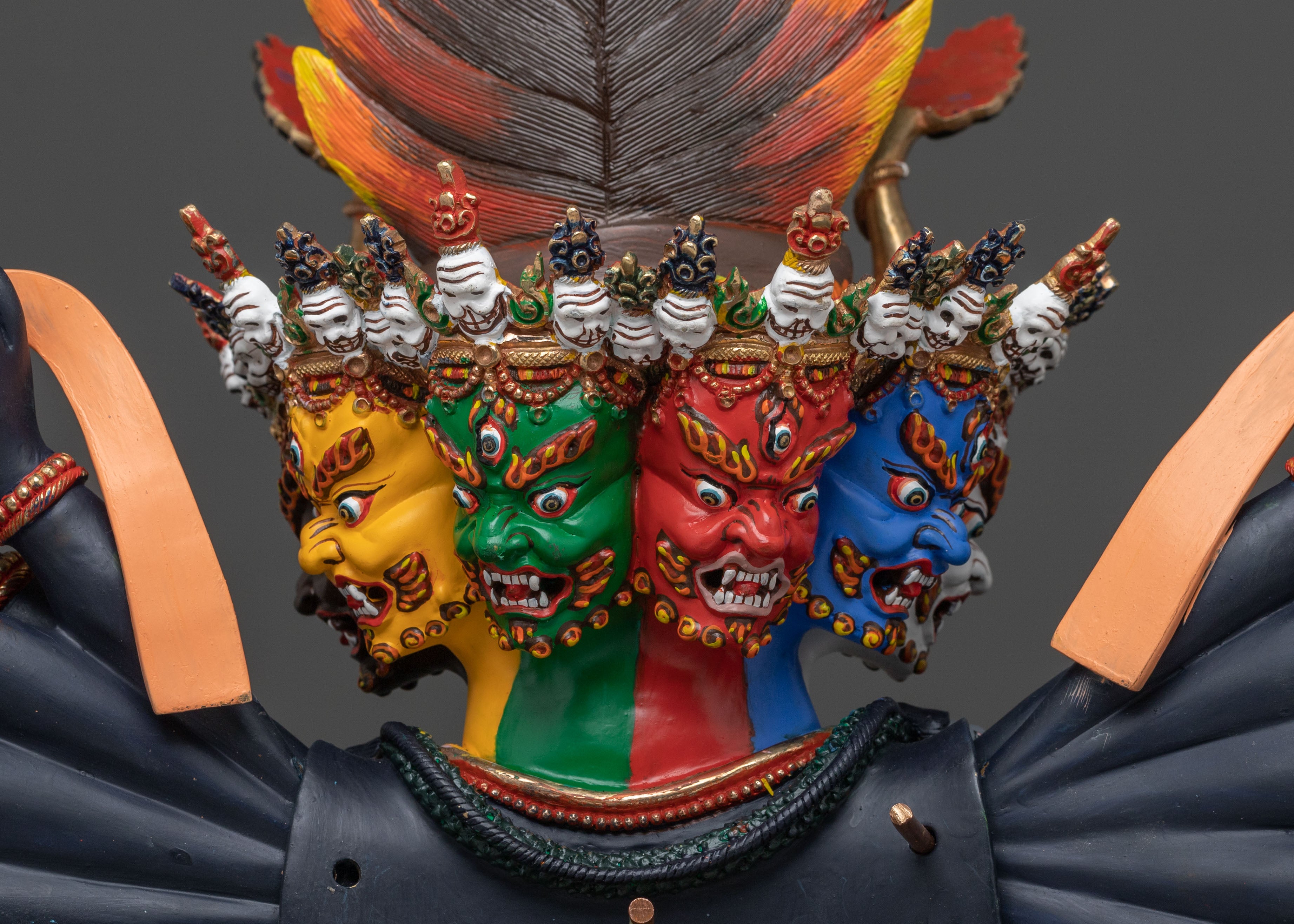 Meditation Deity Yamantaka Statue | Wrathful Buddha of Wisdom