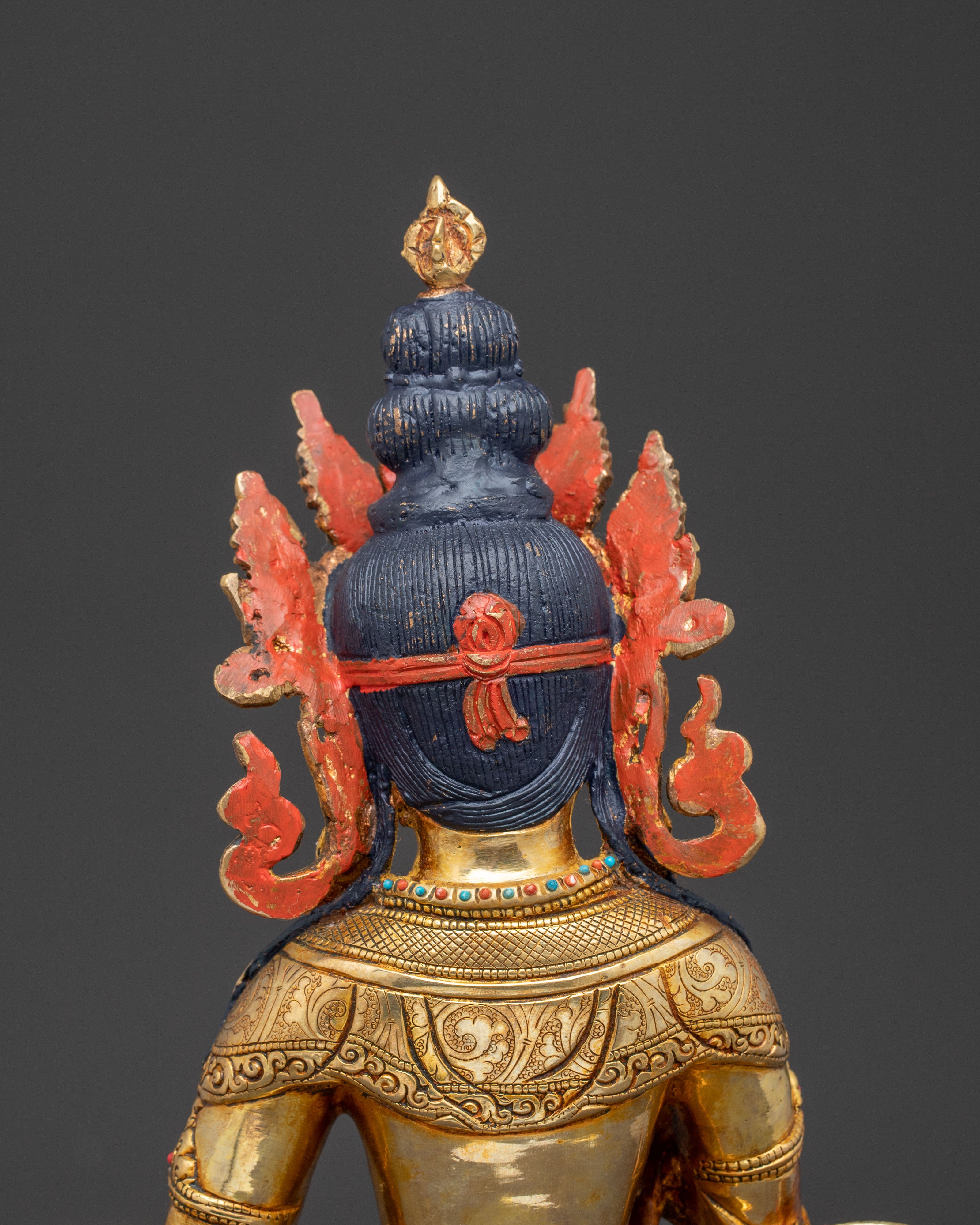 Vajrasattva Sacred Golden Statue | Bodhisattva of Purification