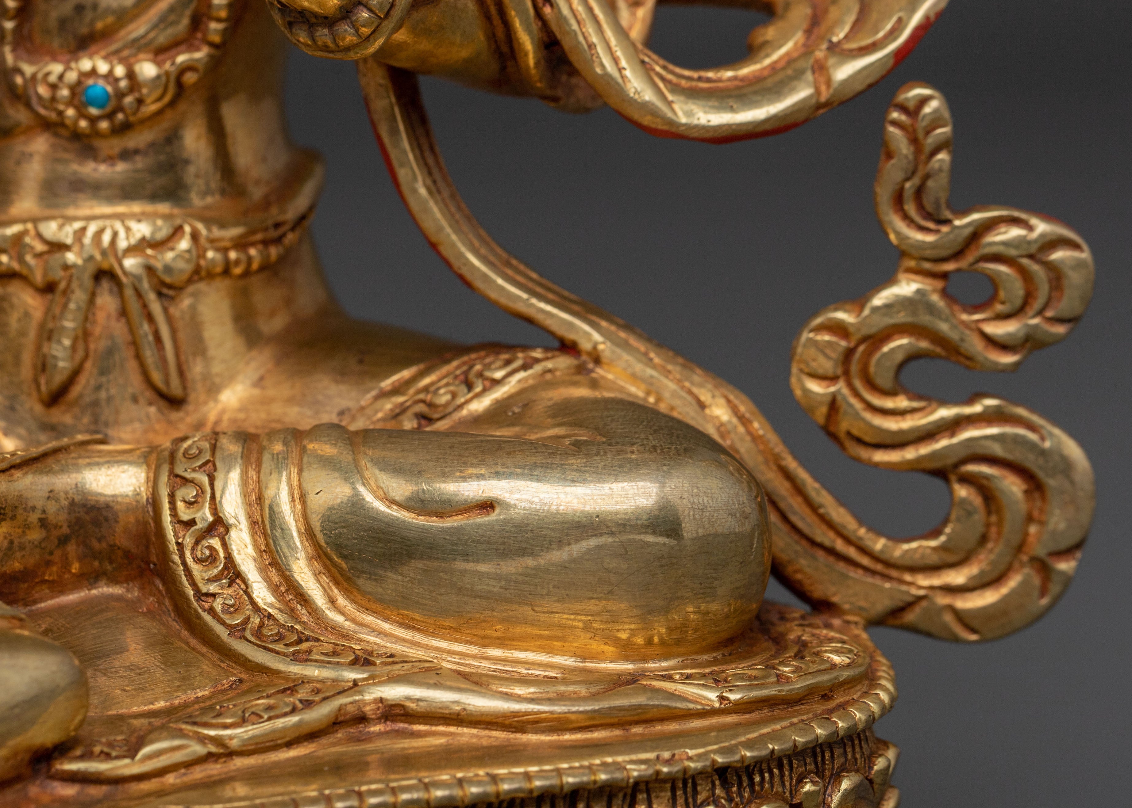 Green Tara Statue: Handcrafted Icon for Sacred Practice