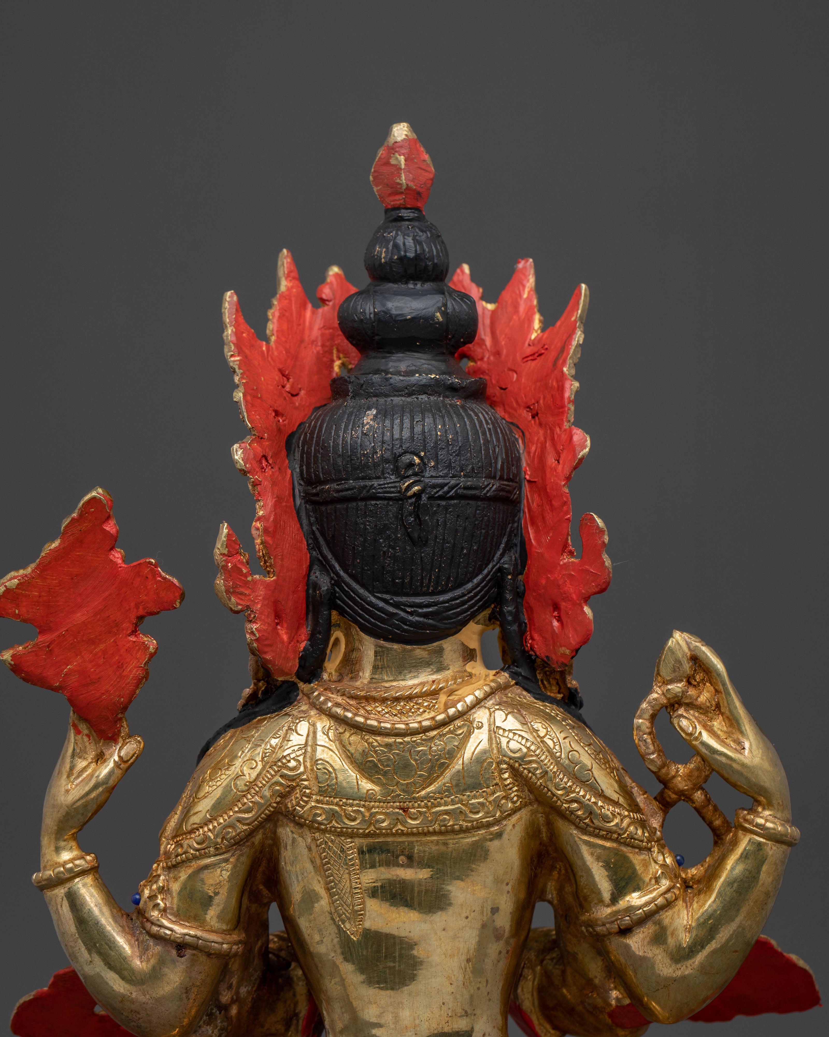Four Armed Chenrezig Sculpture | Home Decor