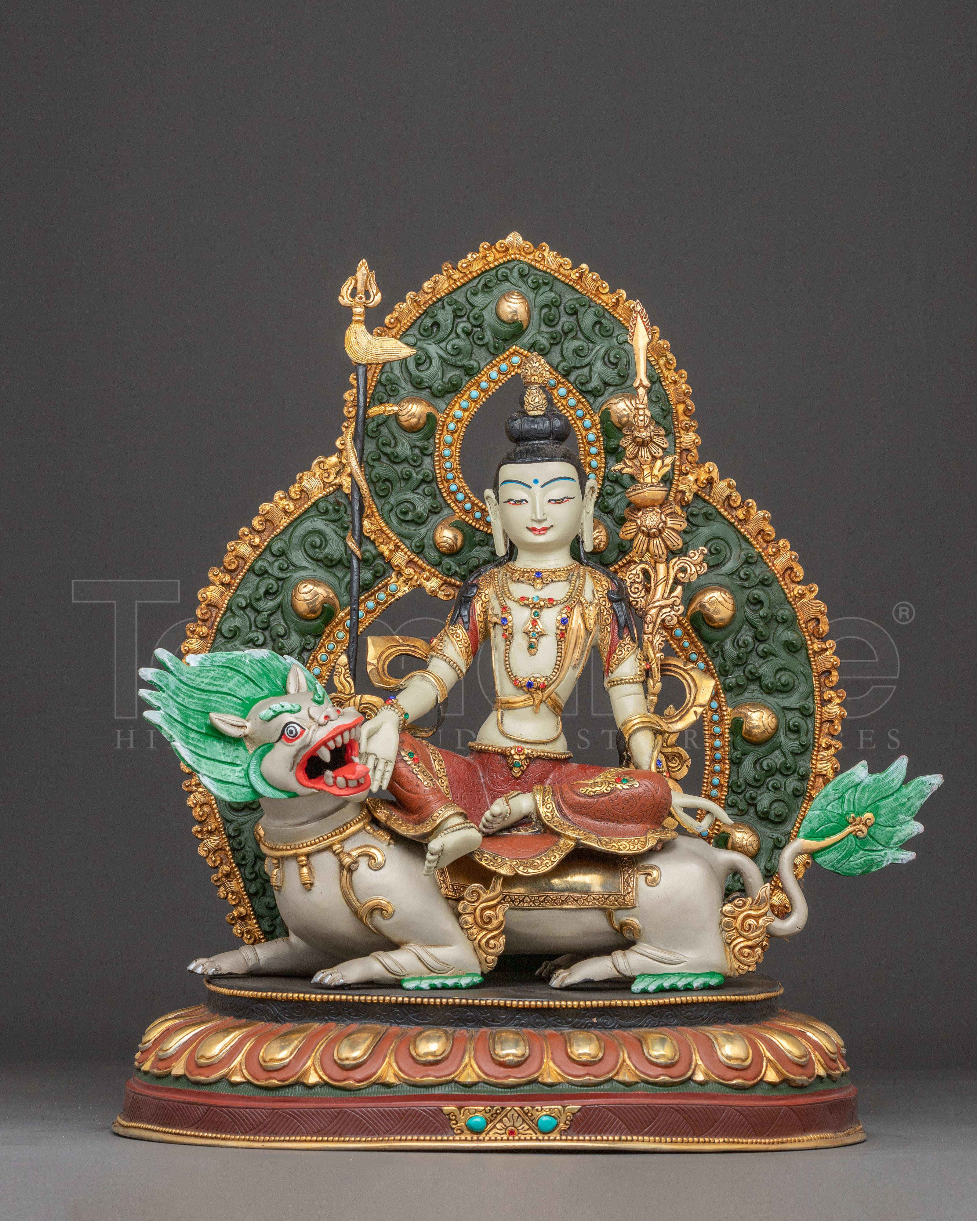 Spiritual Statue of Simhanada Manjushri 