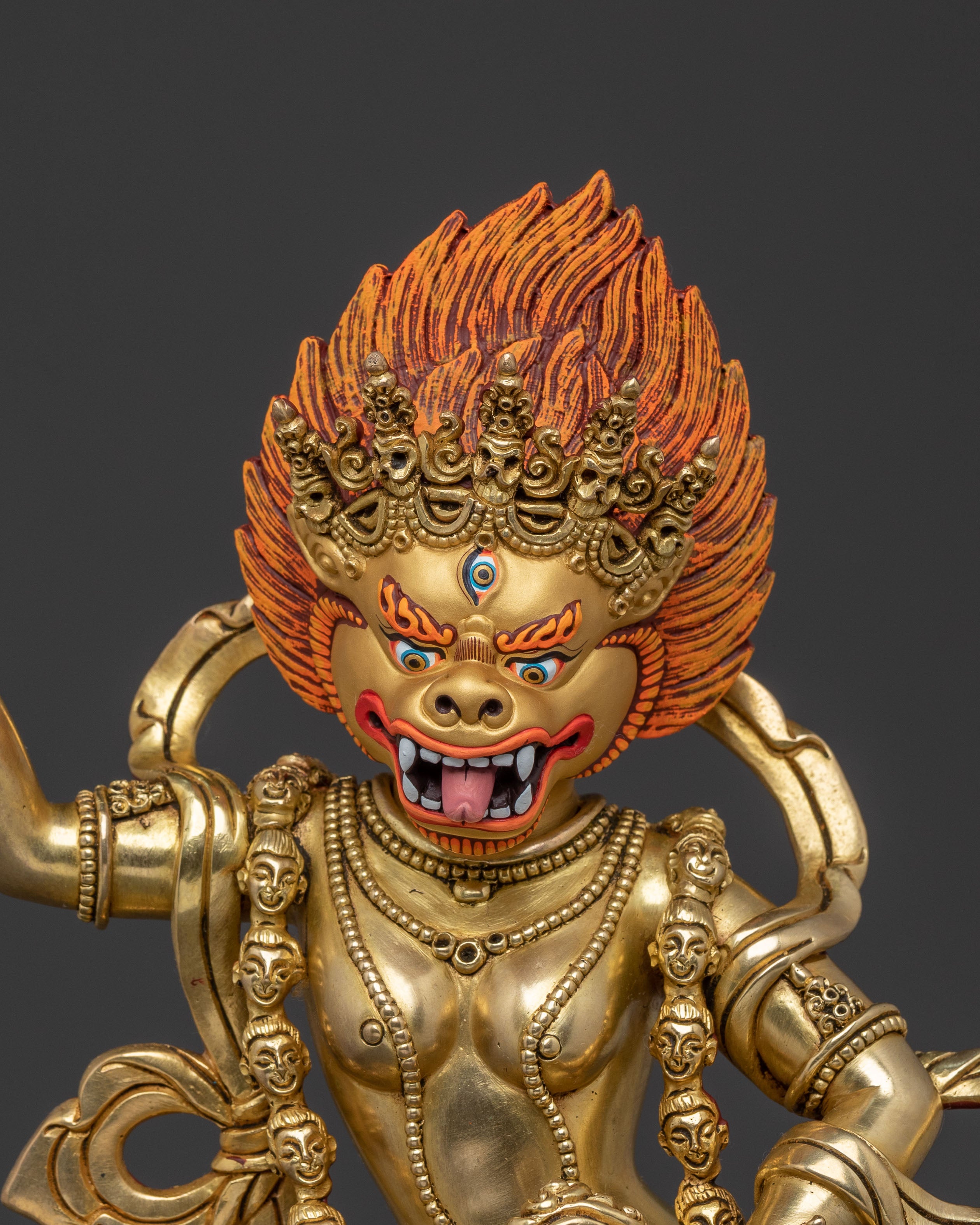 Simhamukha Wrathful Dakini Statue | Sacred Home Decor