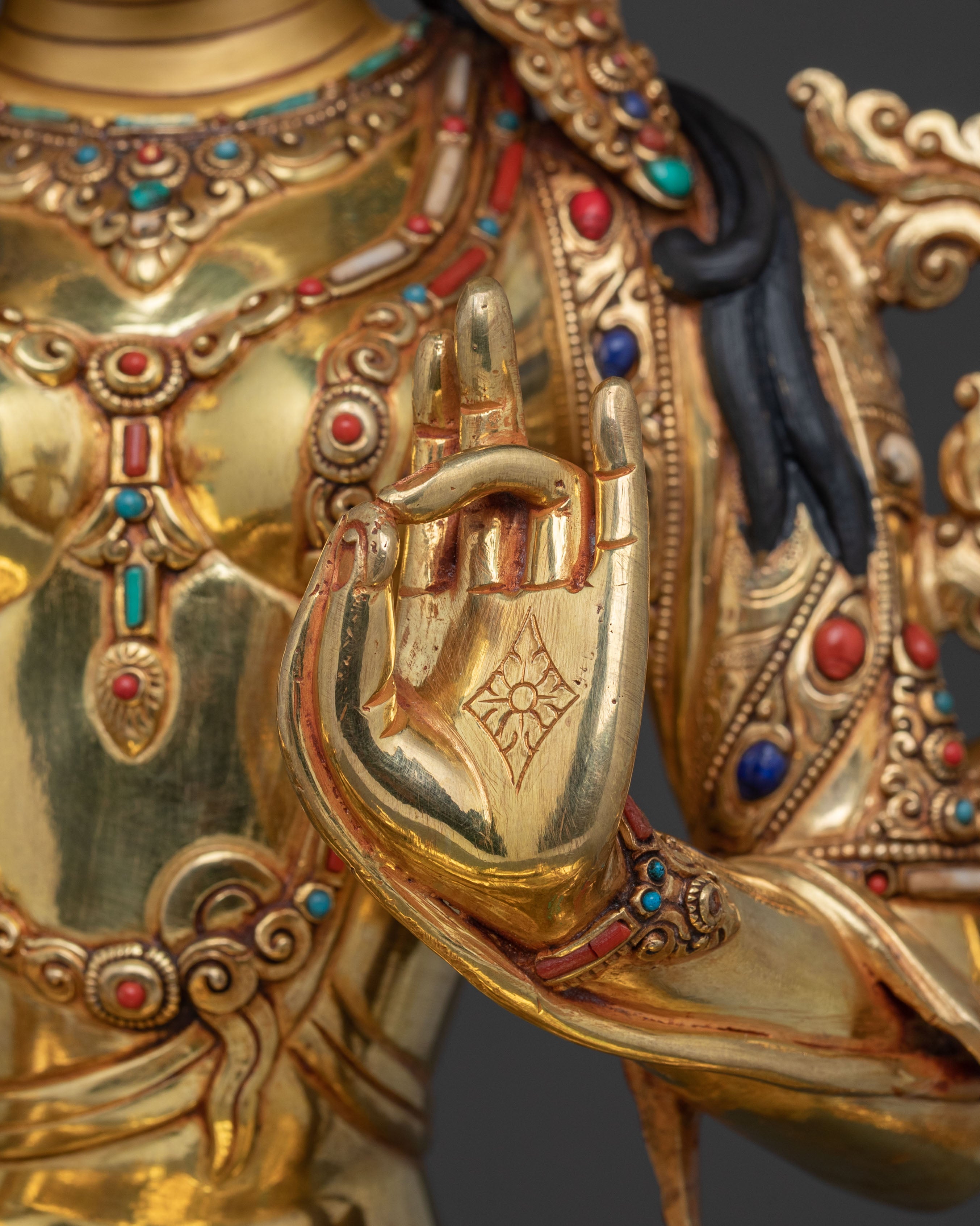 Green Tara Sculpture | Goddess of Protection