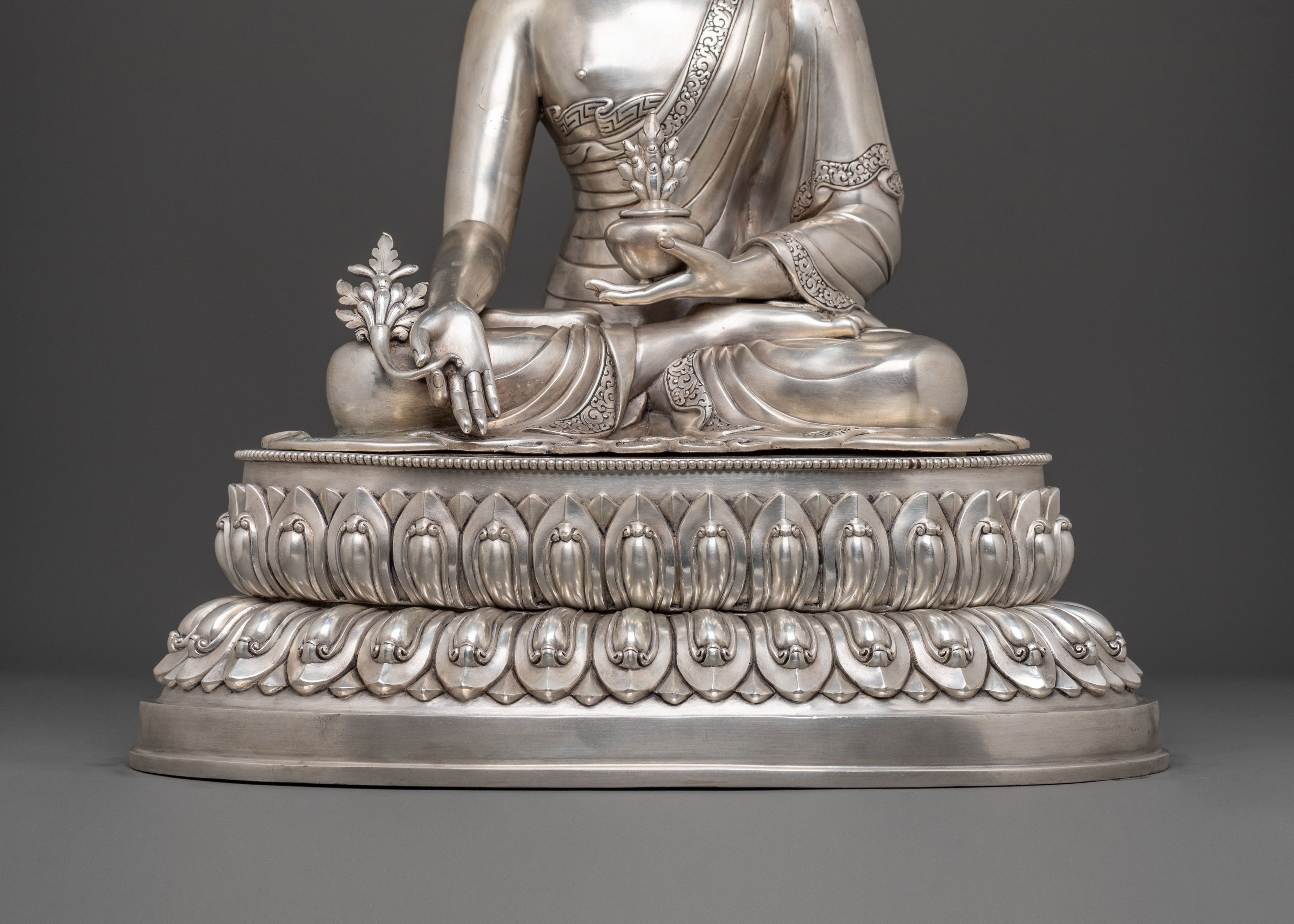 Medicine Buddha Spiritual Statue | Meditation Altar Decor