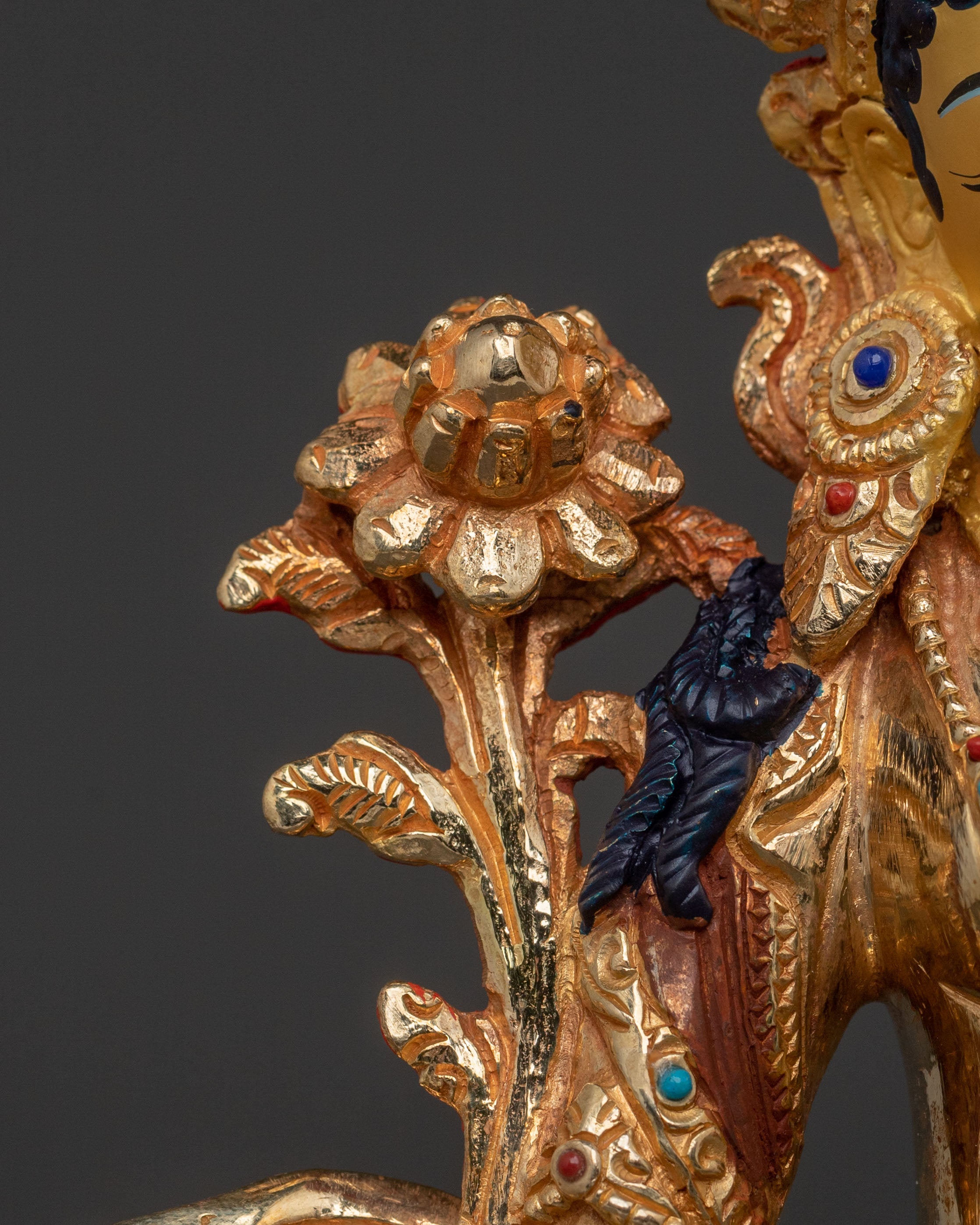 Green Tara Golden Figure | Healing Power
