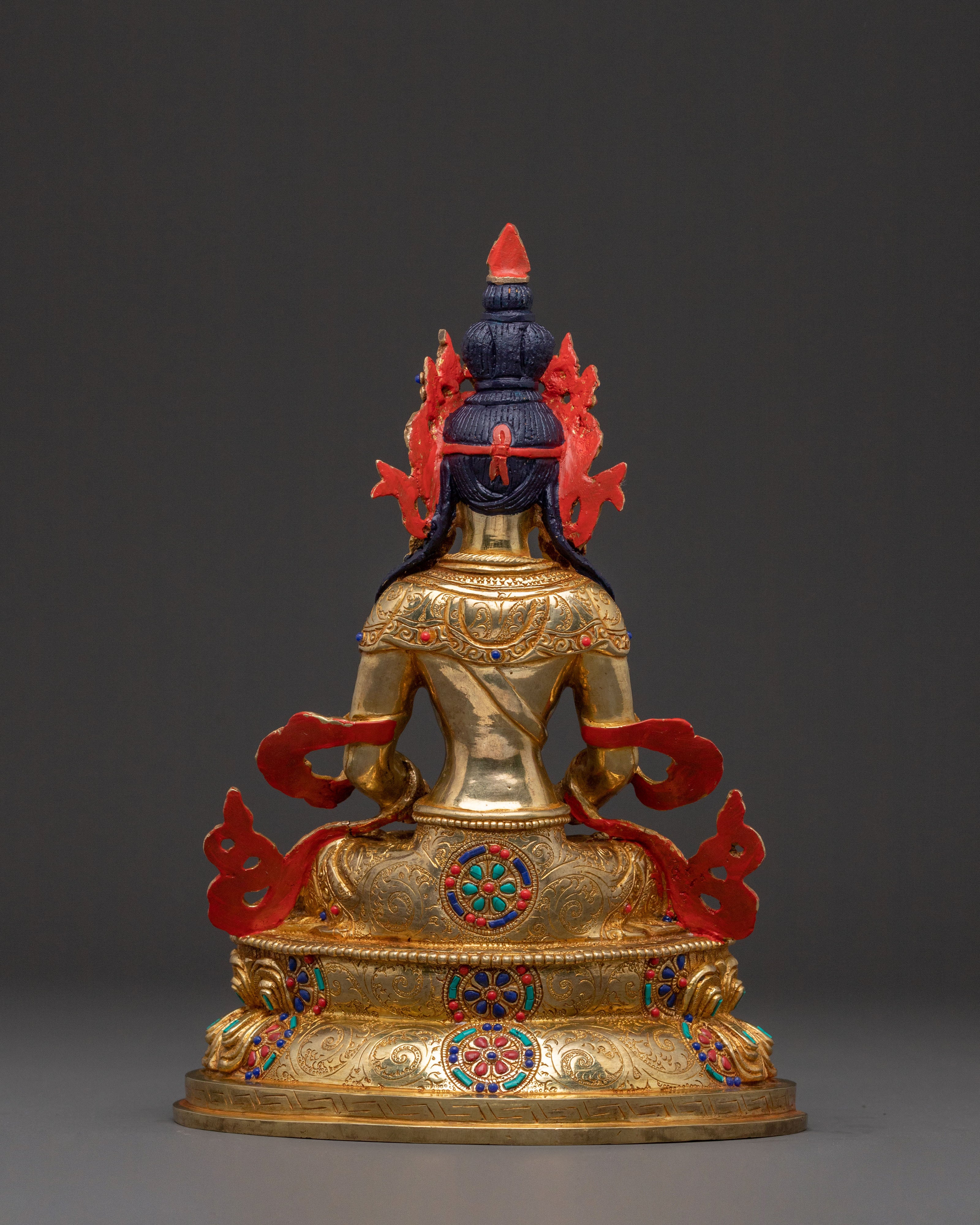Amitayus Statue Buddha of Longevity | Serene Spiritual Art