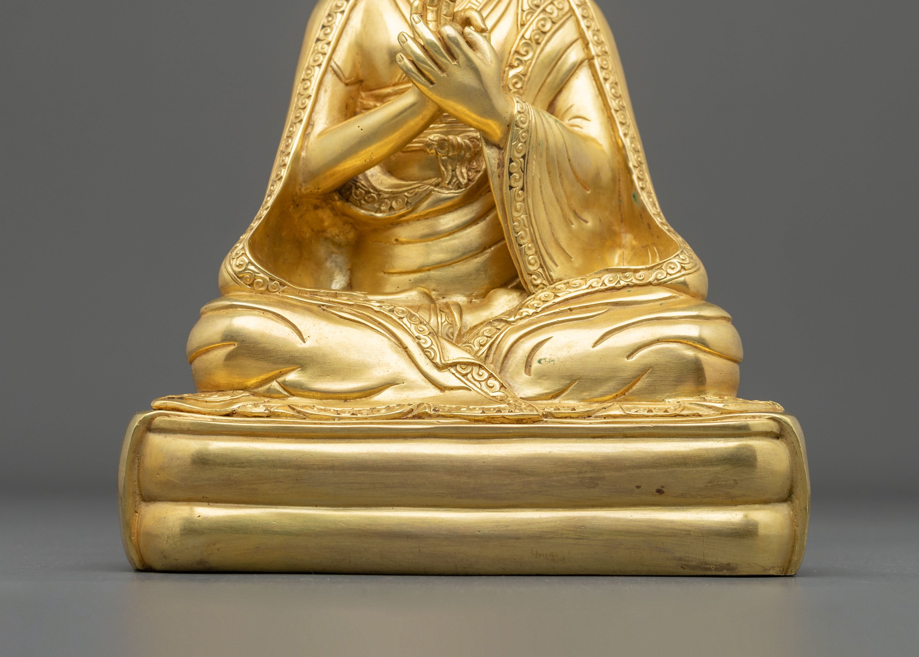 Karmapa Kagyu Tradition Statue | 24K Gold Gilded