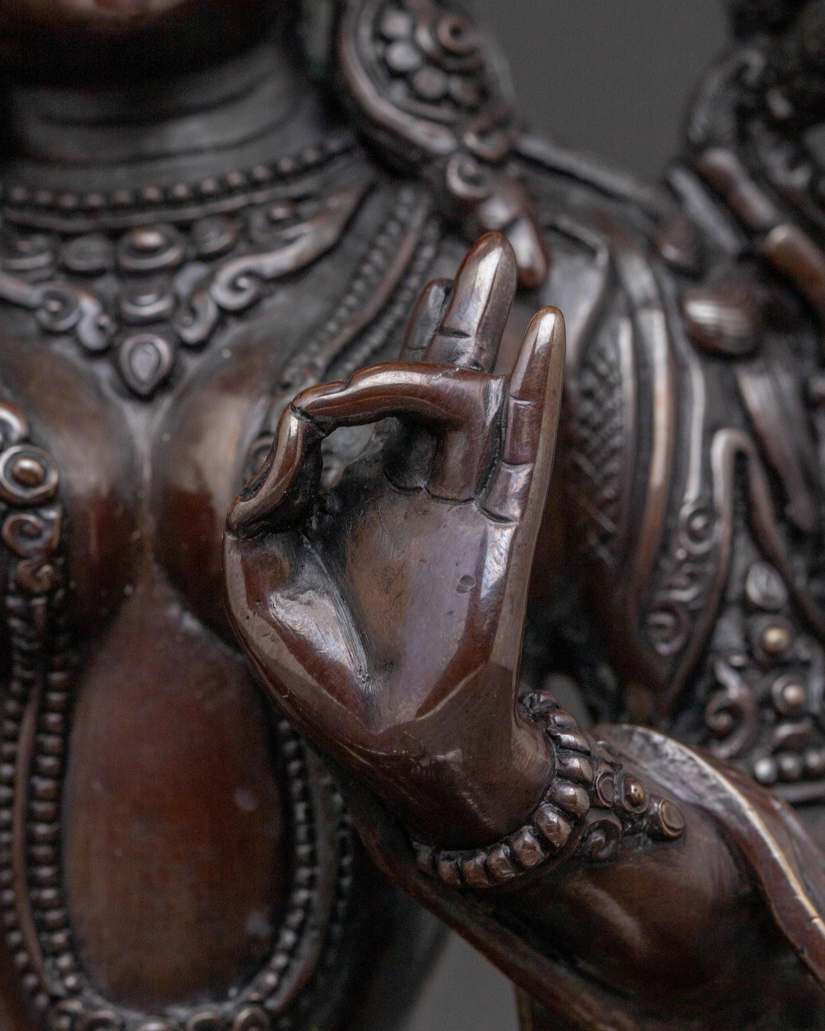 Golden Green Tara Statue: Mother of Liberation