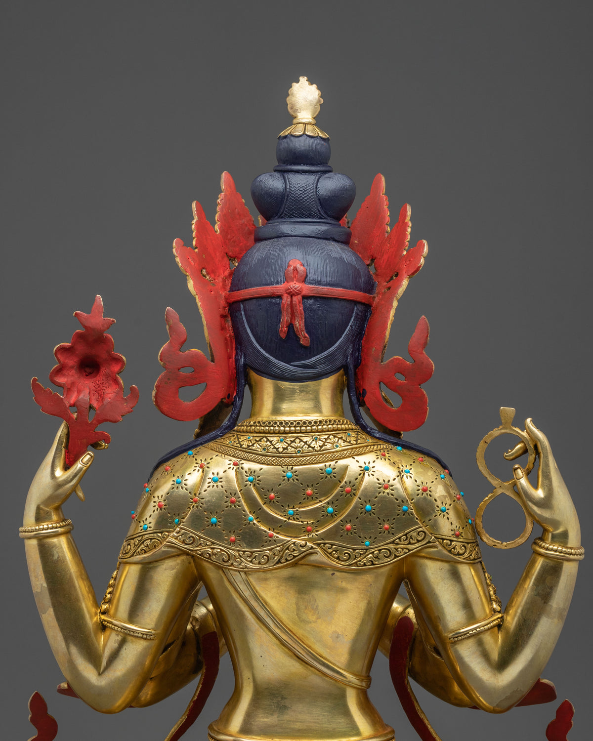 Himalayan Figurine of Chenrezig | Embodiment of Infinite Compassion