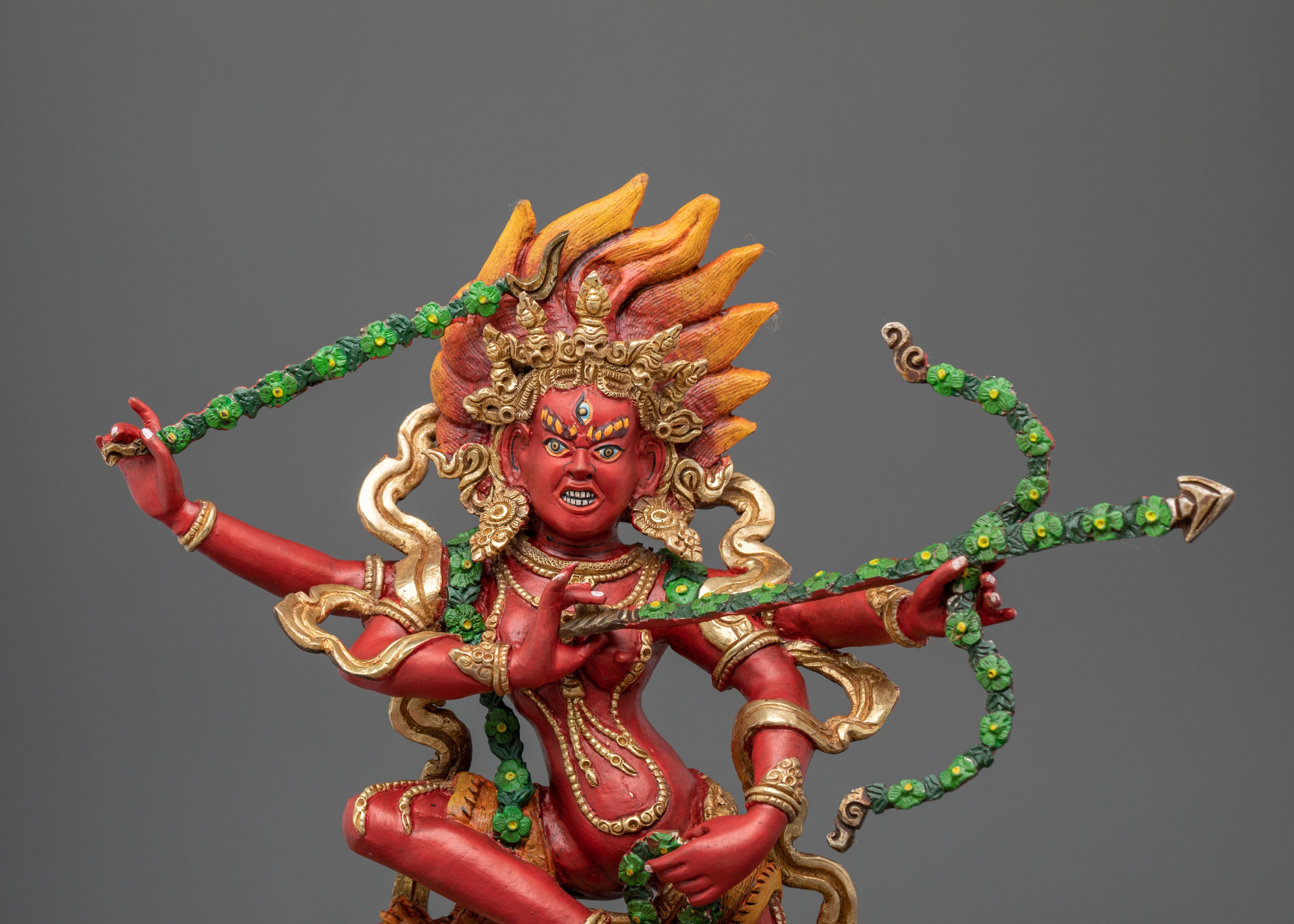 Kurukulla "Red Tara" Sculpture | Handcrafted Devotional Figurine