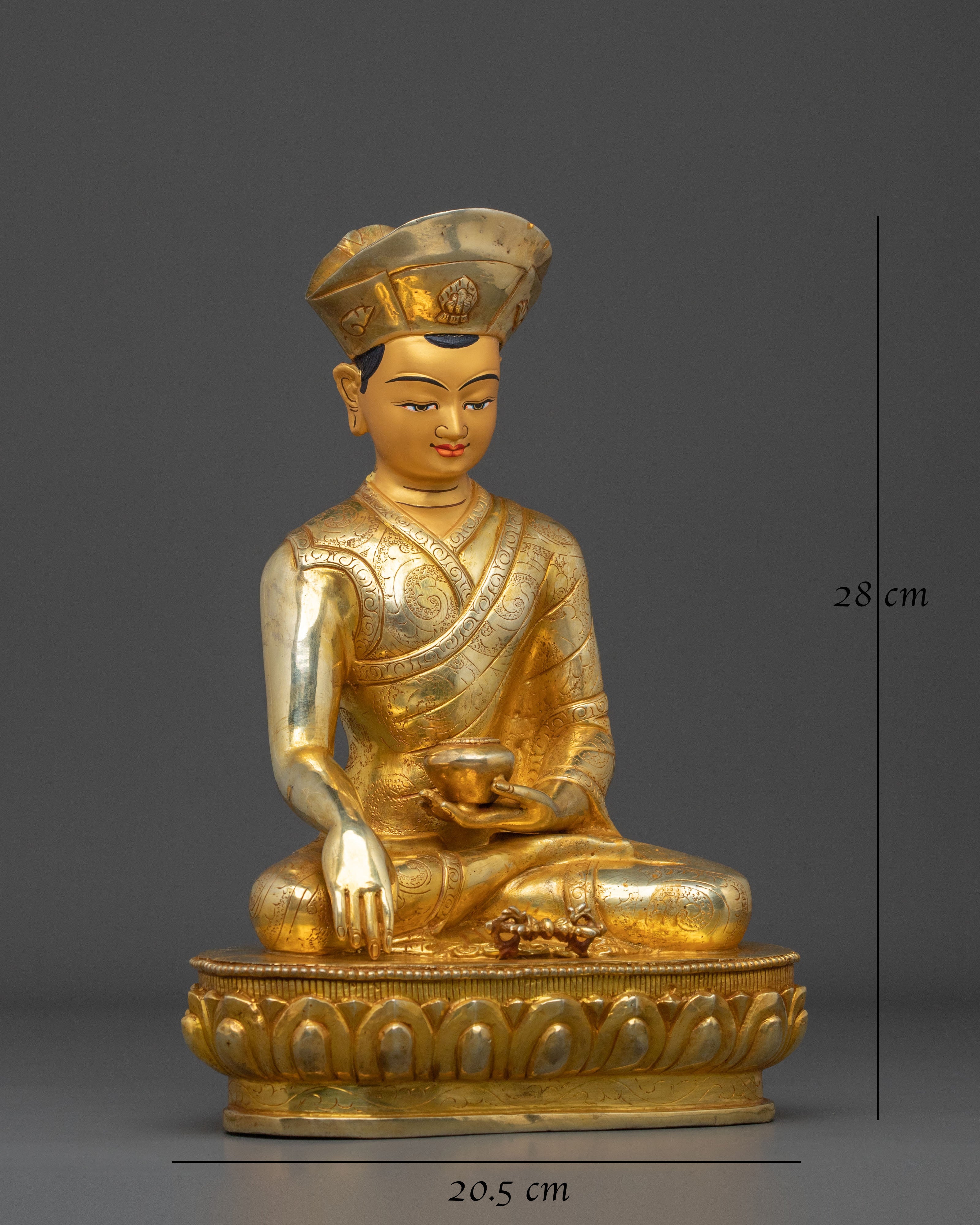 Jigten Sumgon Buddhist Statue | Tibetan Sacred Sculpture