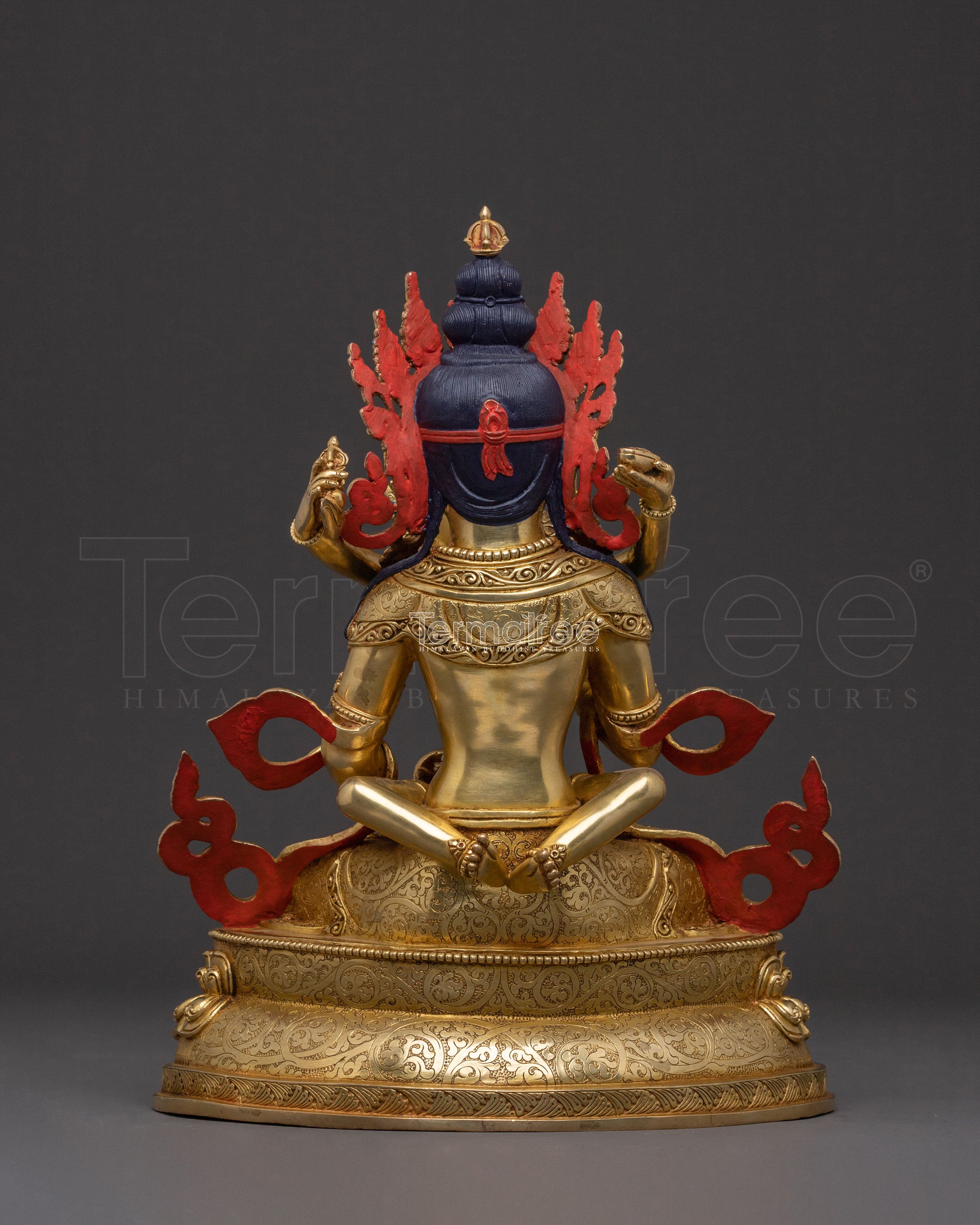 Vajrasattva Statue with Vajragarvi | Divine Figure