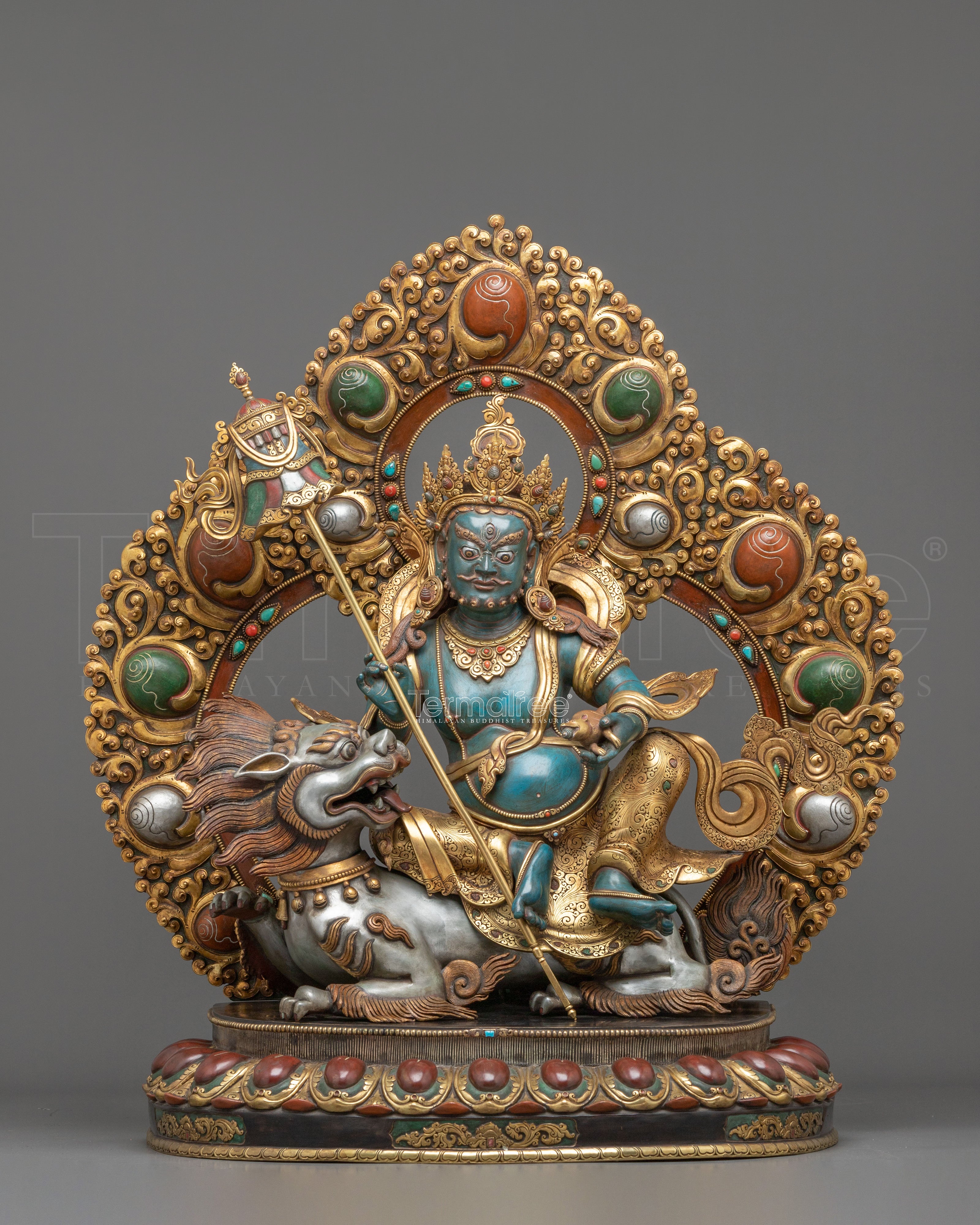 Namtoshe Copper Sculpture | Guardian King of Wealth and Protection